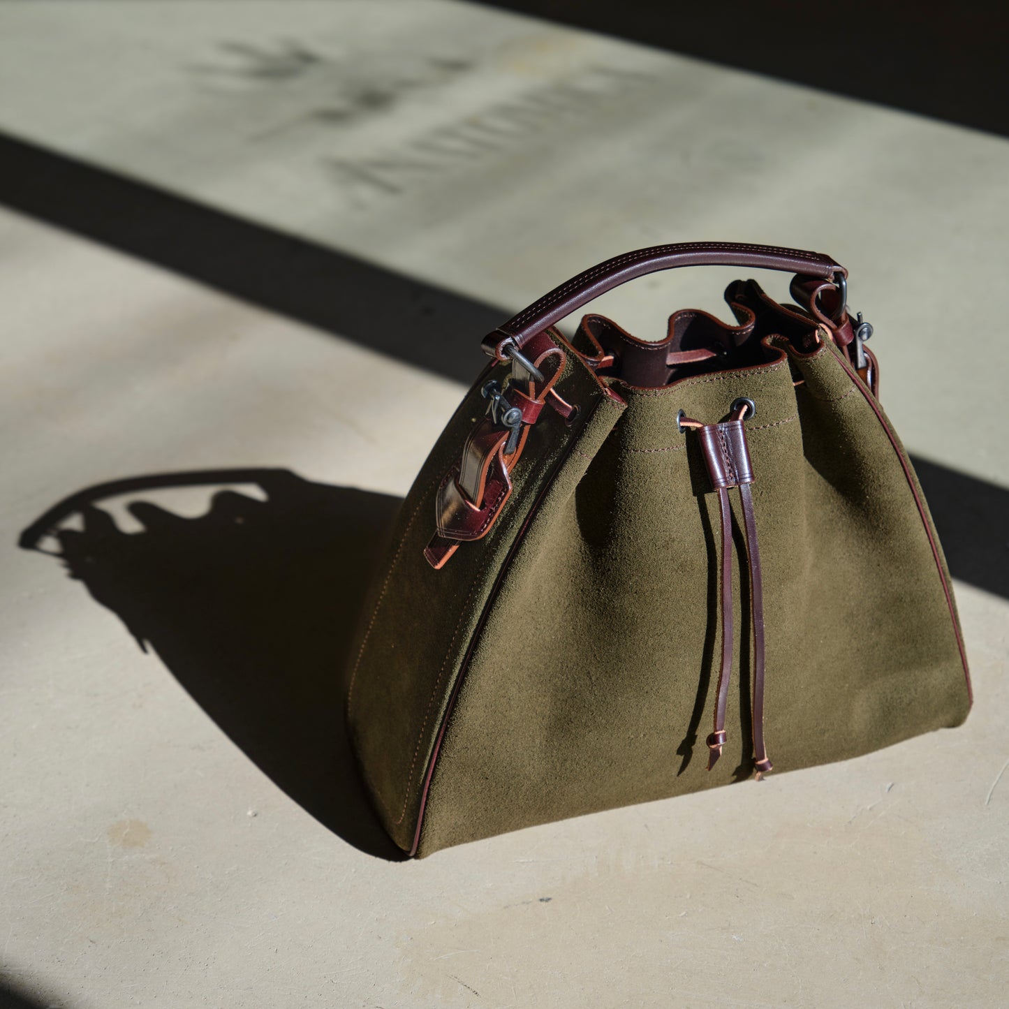 ANDALUSIA BOLSO CARTUCHO BAG SUEDE