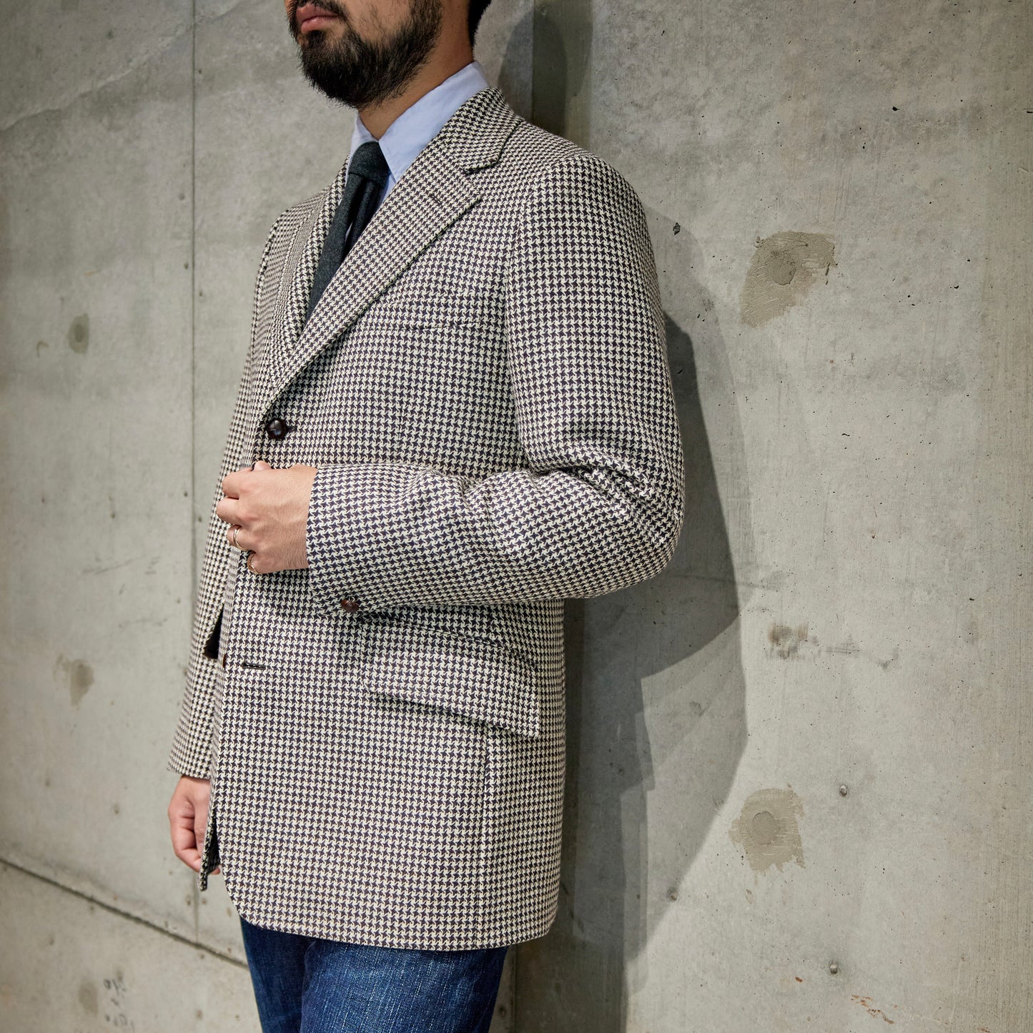 DUNN JACKET HOUNDS' TOOTH