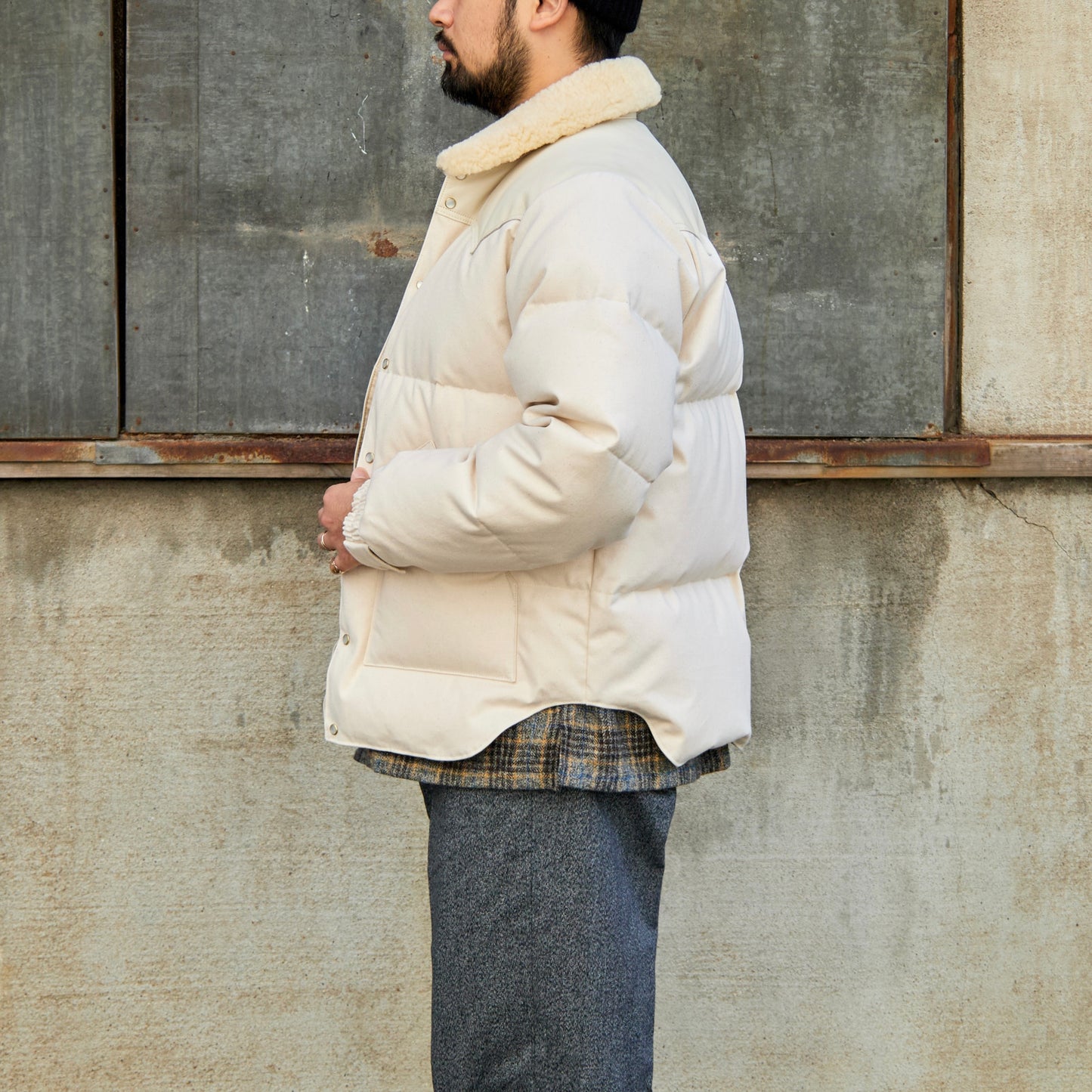 RMFC for ANATOMICA CHRISTY JACKET DUCK NATURAL