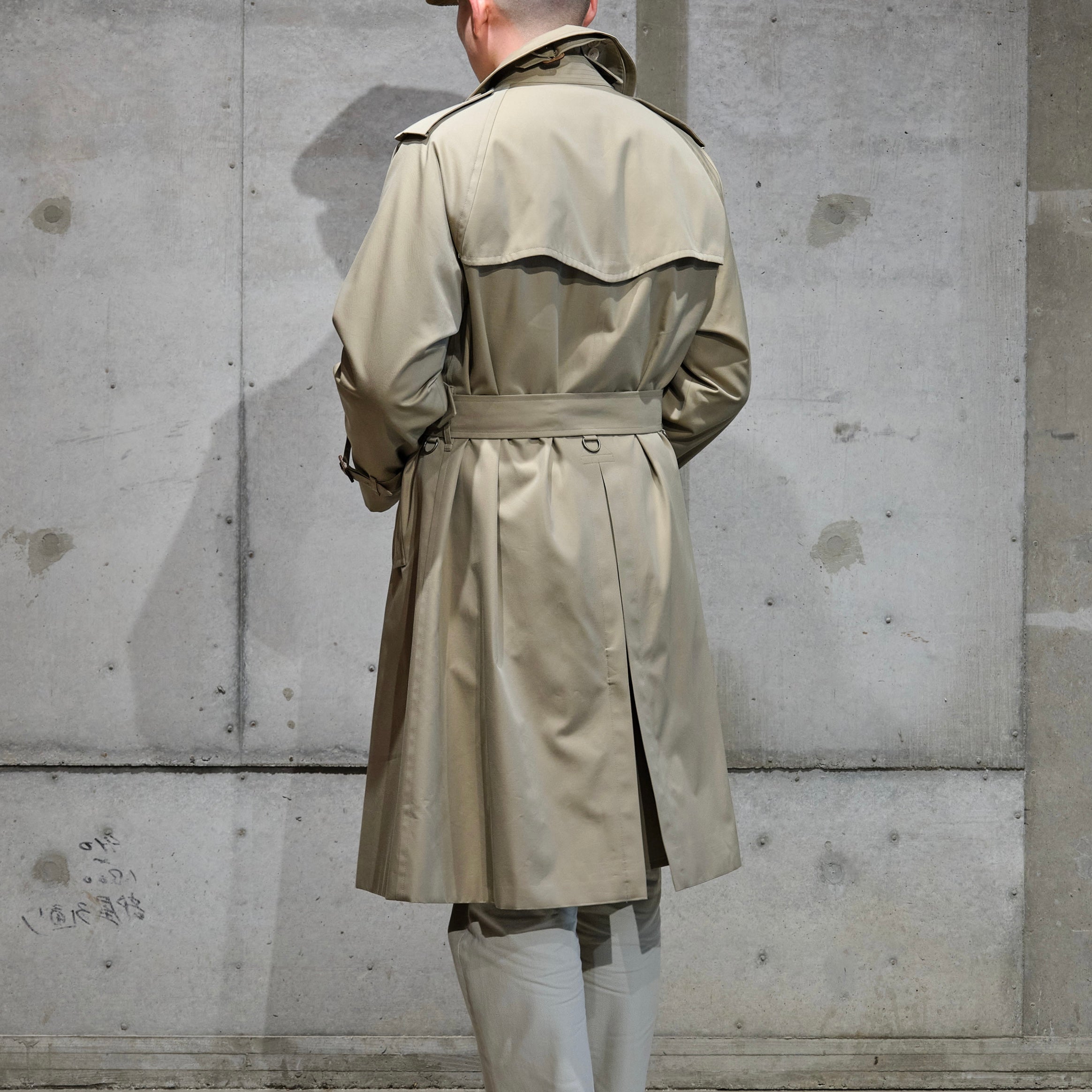 TRENCH COAT GABARDINE BEIGE – ANATOMICA NAGOYA