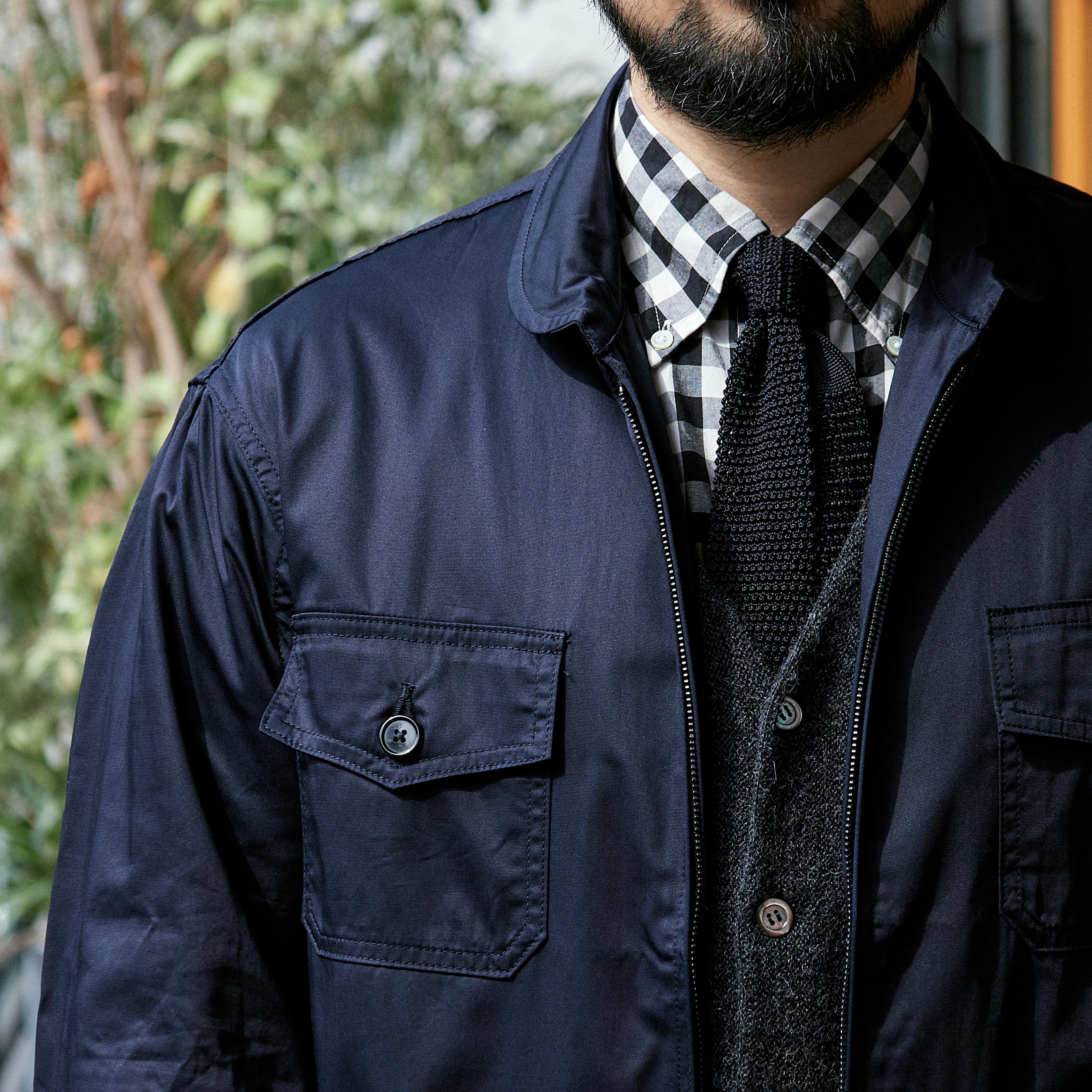 U.S. NAVY FLIGHT JACKET NAVY – ANATOMICA NAGOYA