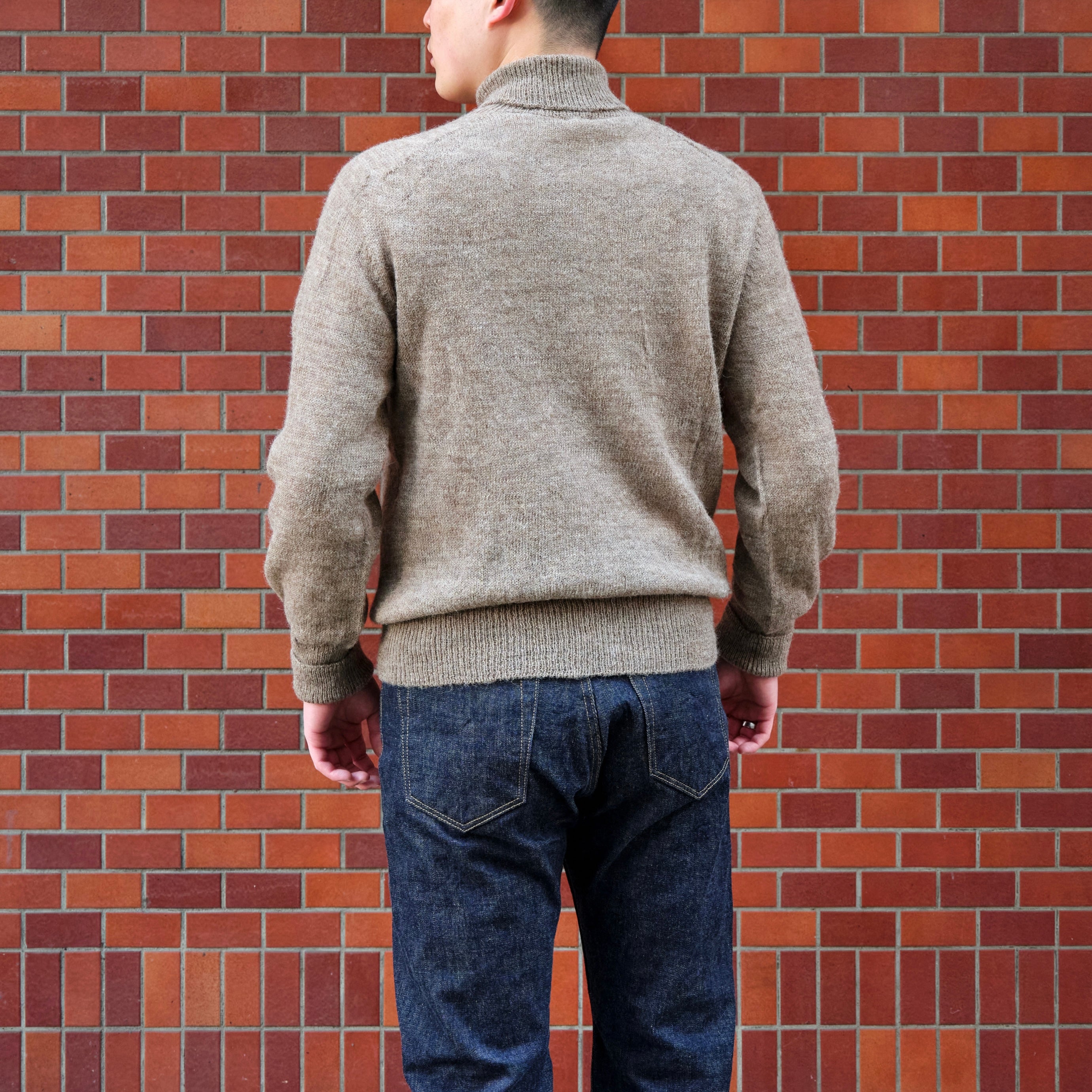 1PLY SHETLAND SWEATER TURTLE – ANATOMICA NAGOYA