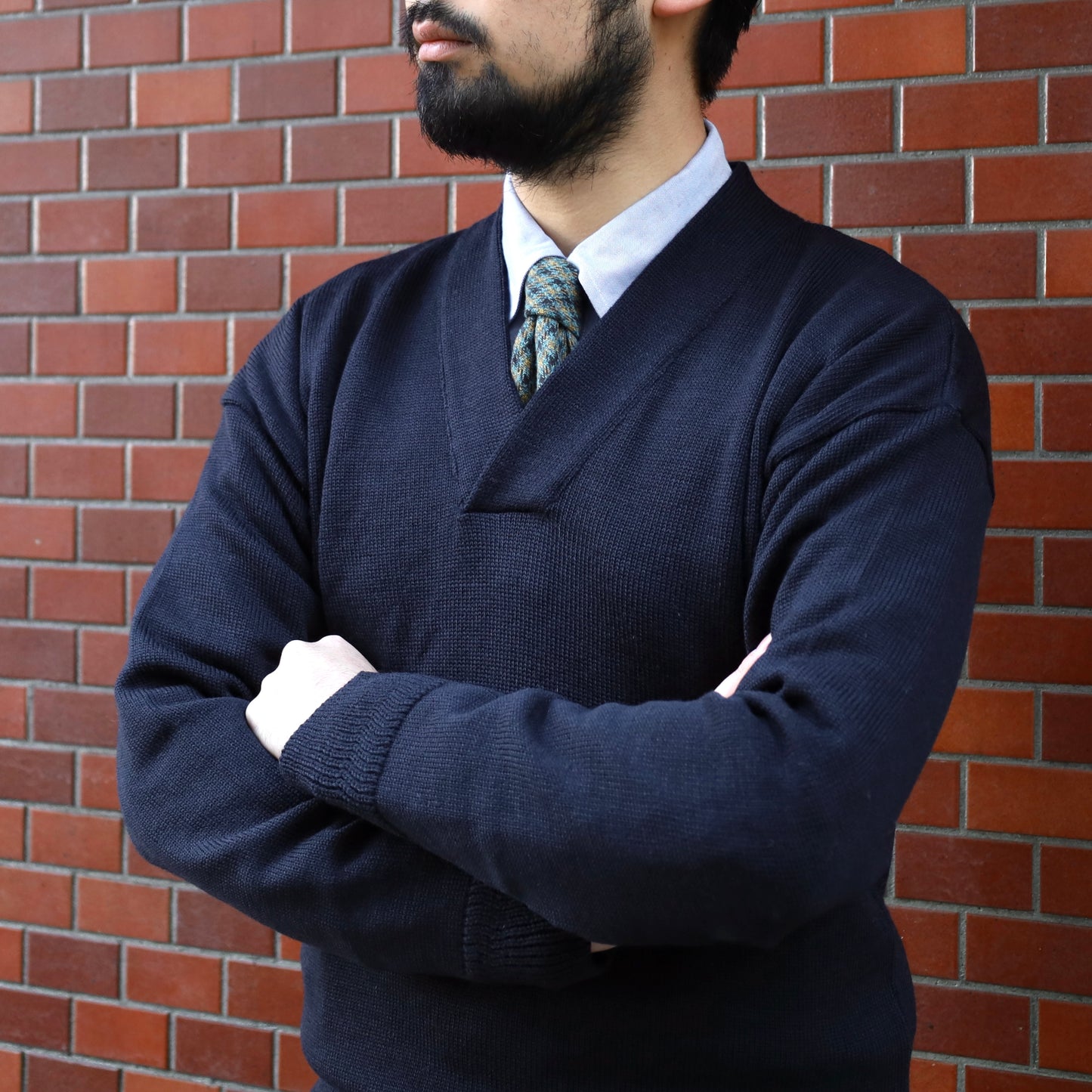 U.S.ARMY ENGINEER V NECK SWEATER