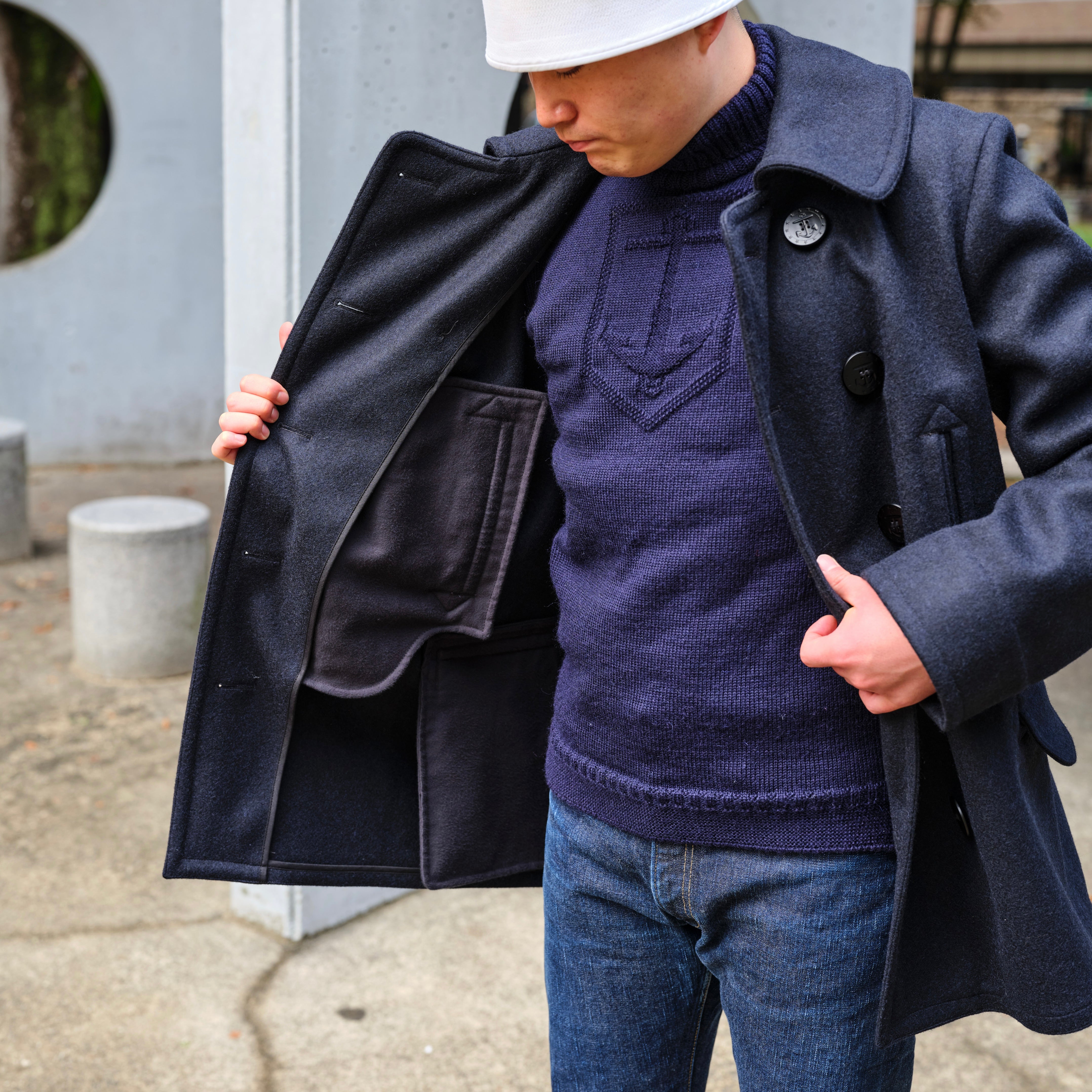 Pea Coat Made in France – ANATOMICA NAGOYA