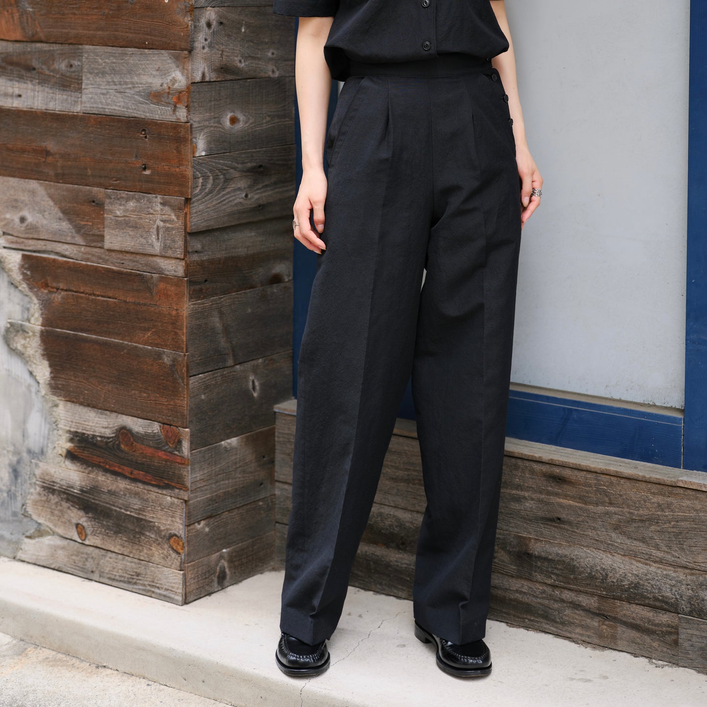 W.A.V.E.S PANTS WOOL LINEN CLOTH