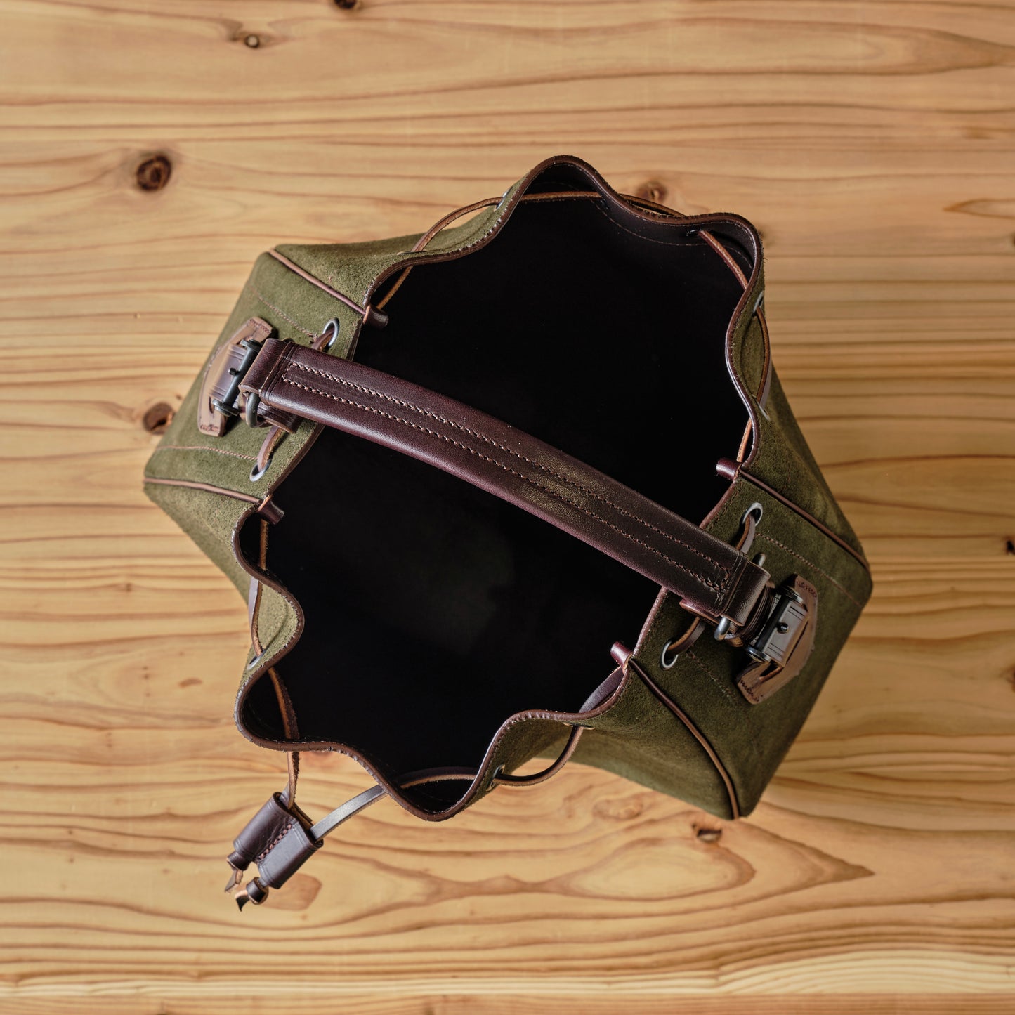 ANDALUSIA BOLSO CARTUCHO BAG SUEDE