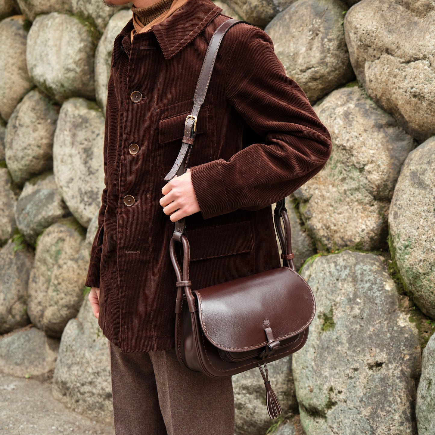 ANDALUSIA LISO BAG D.BROWN