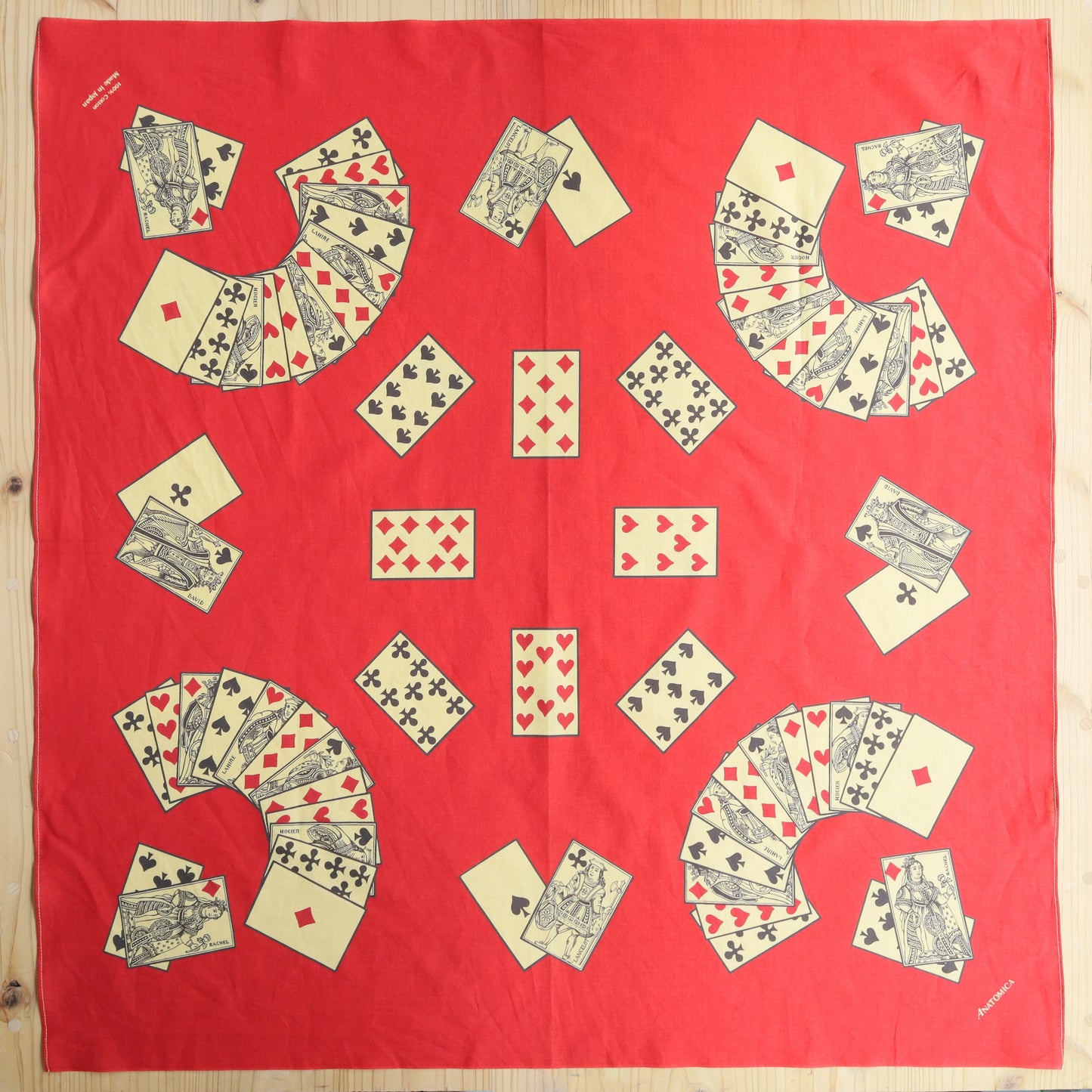 SATIN SCARF PLAYING CARDS