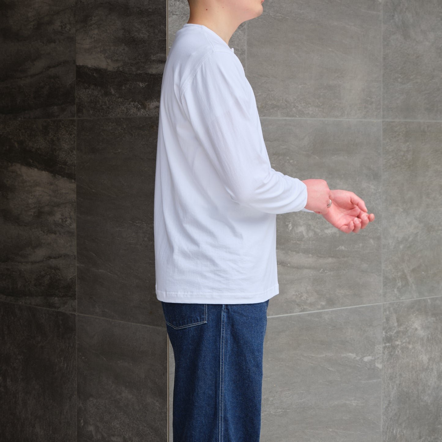 BIG YANK HENLEY NECK TEE L/S