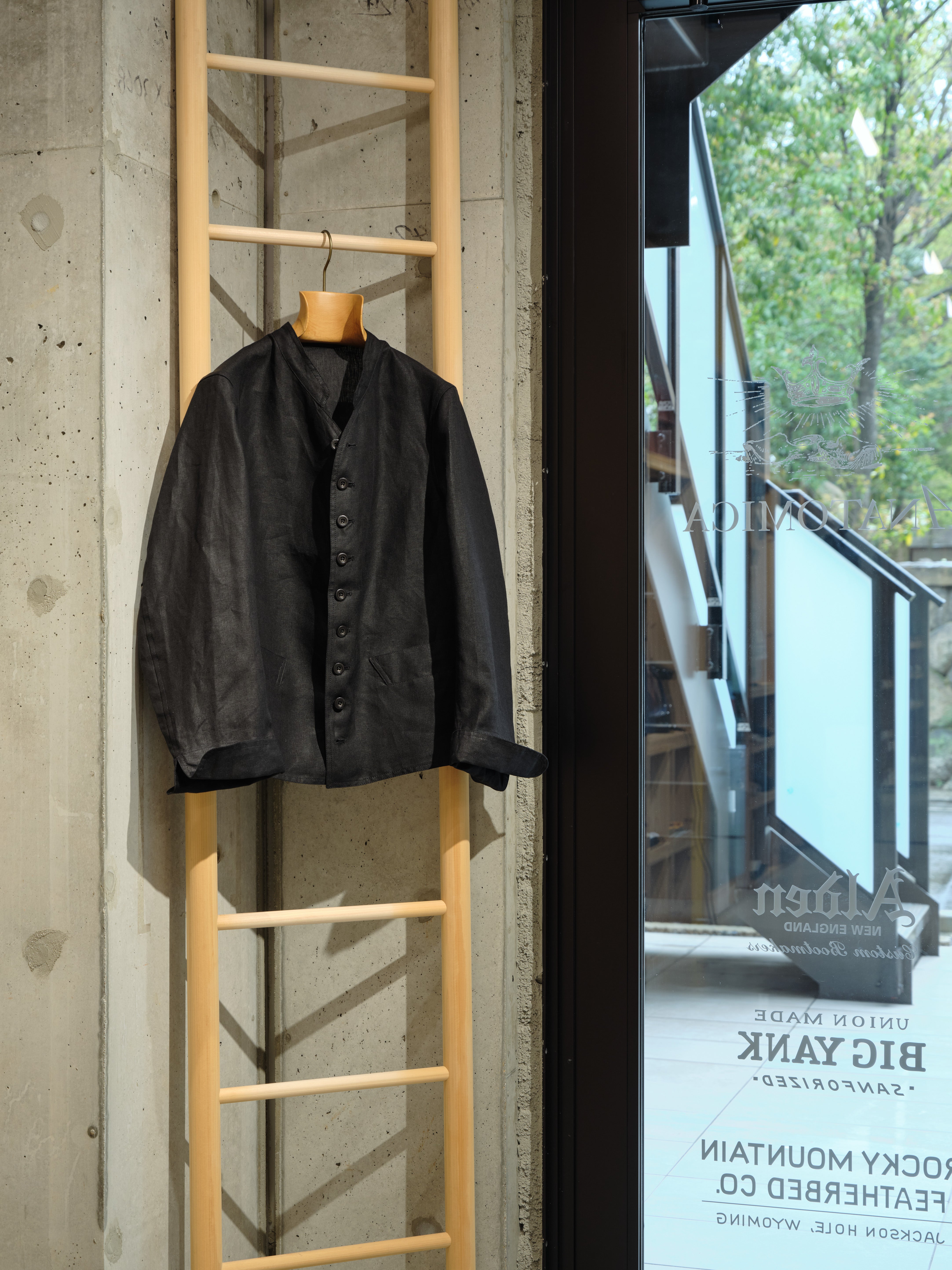 DOLMAN IRISH LINEN BLACK – ANATOMICA NAGOYA