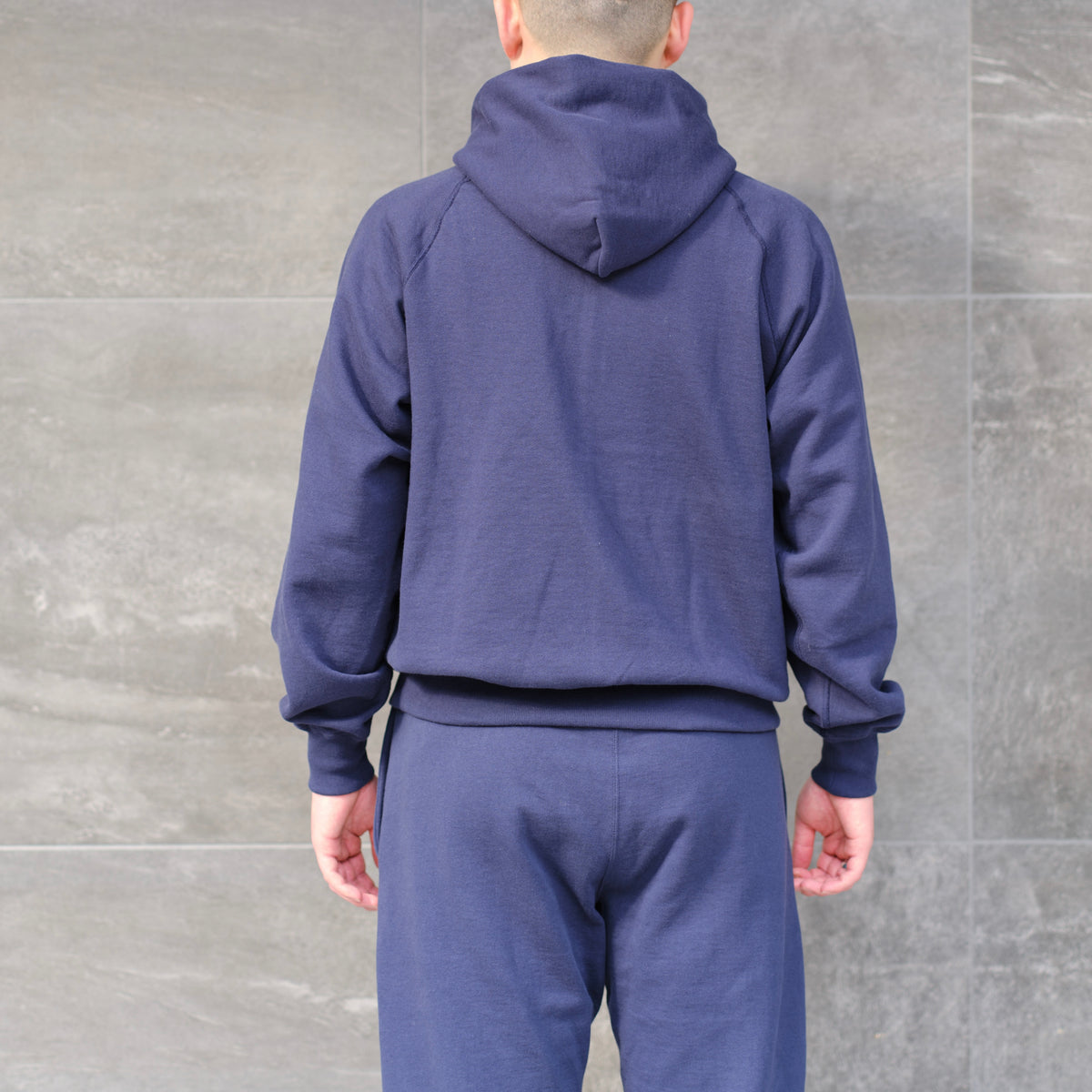 SWEAT PARKA RAGLAN SLEEVE NAVY