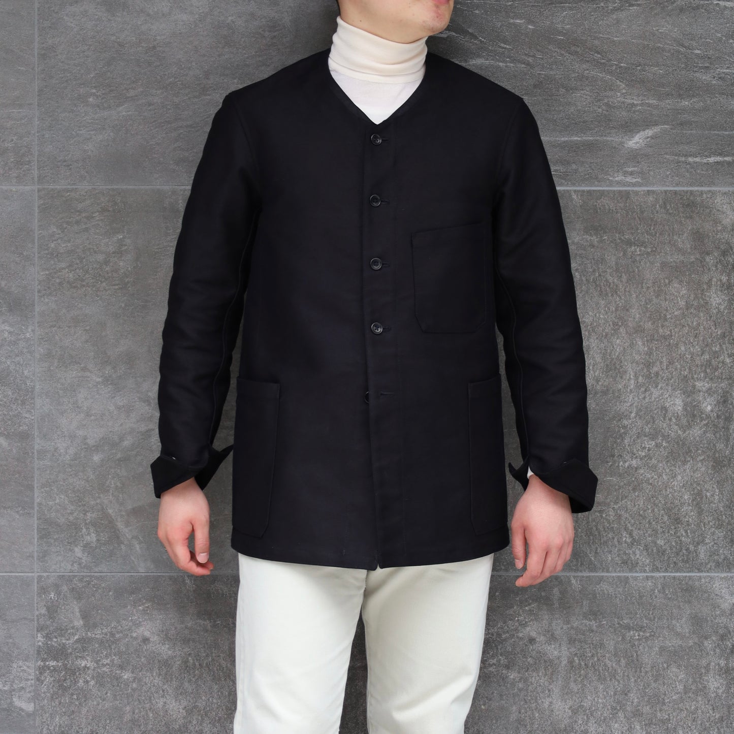 SAVOYARDE GERMAN TWILL BLACK