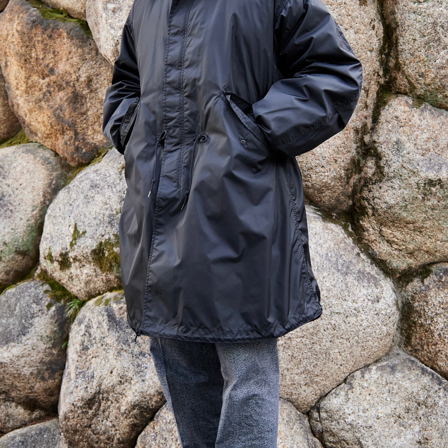 RMFC M51 FISHTAIL PARKA NYLON TAFFETA with DOWN LINER BLACK