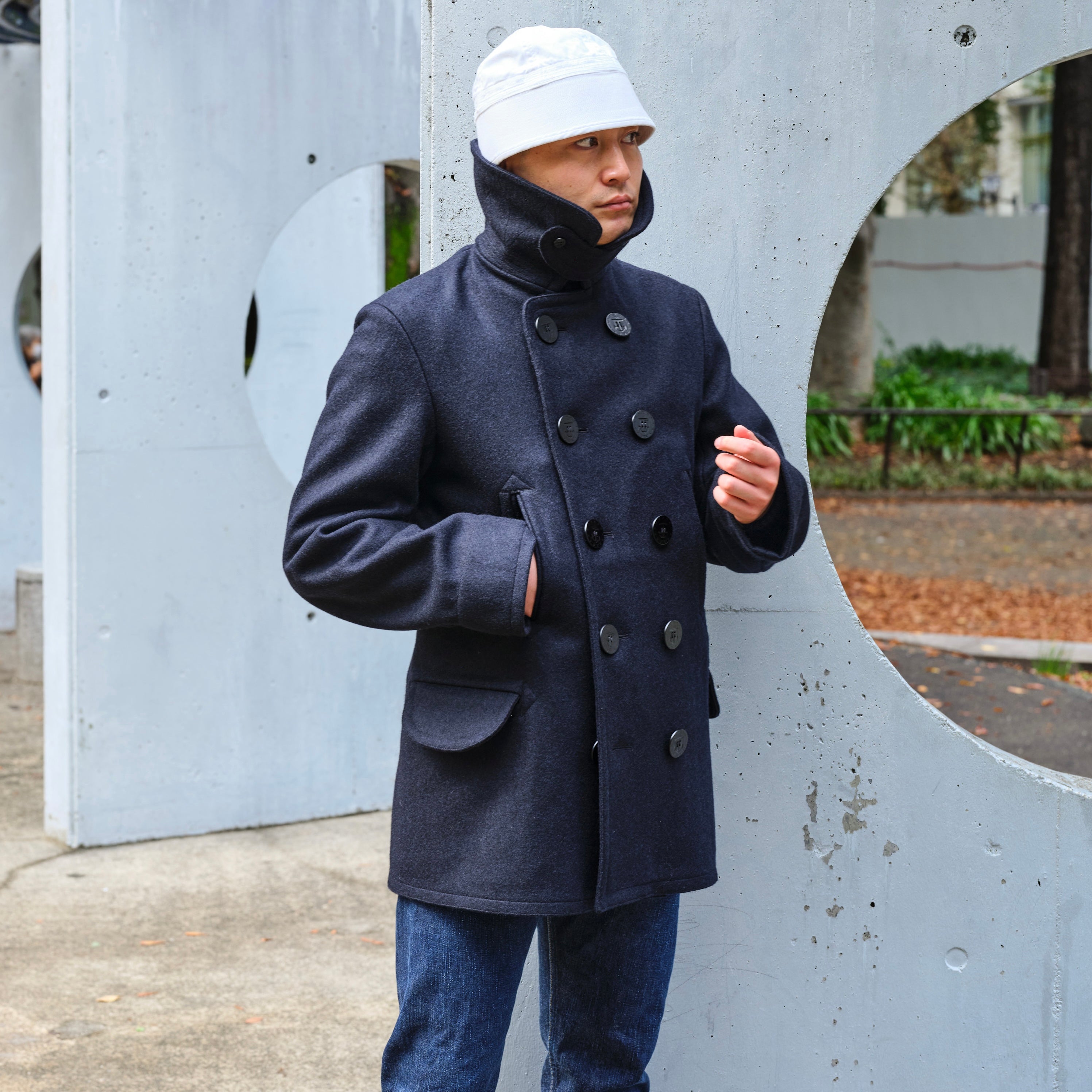 PEA COAT UNLINED MADE IN FRANCE – ANATOMICA NAGOYA