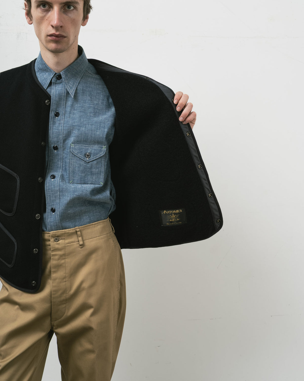 【Restock on Saturday, October 10th】 BEACH CLOTH VEST NAVY