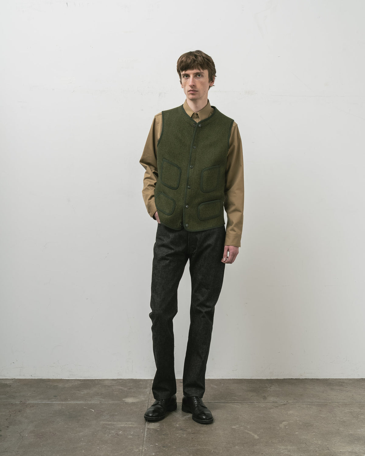 【Launch on Saturday, October 10th】  BEACH CLOTH VEST OLIVE