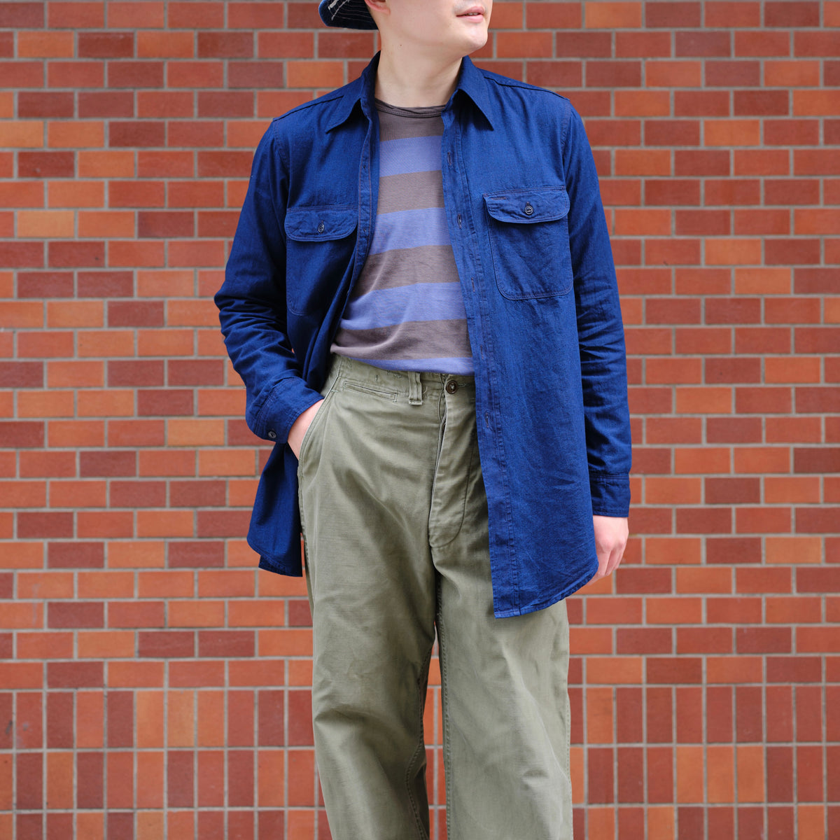 PETER CHAMBRAY DK.INDIGO