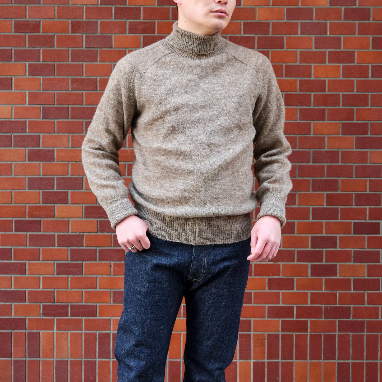 1PLY SHETLAND SWEATER TURTLE