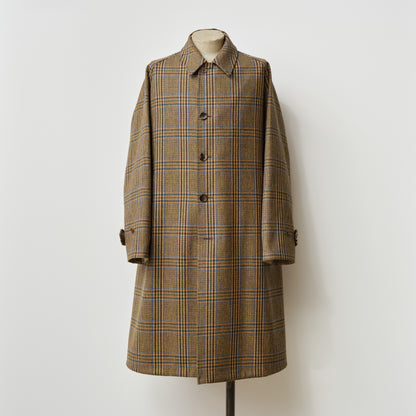 SINGLE RAGLAN COAT Ⅱ REVERSIBLE OVER CHECK BEIGE