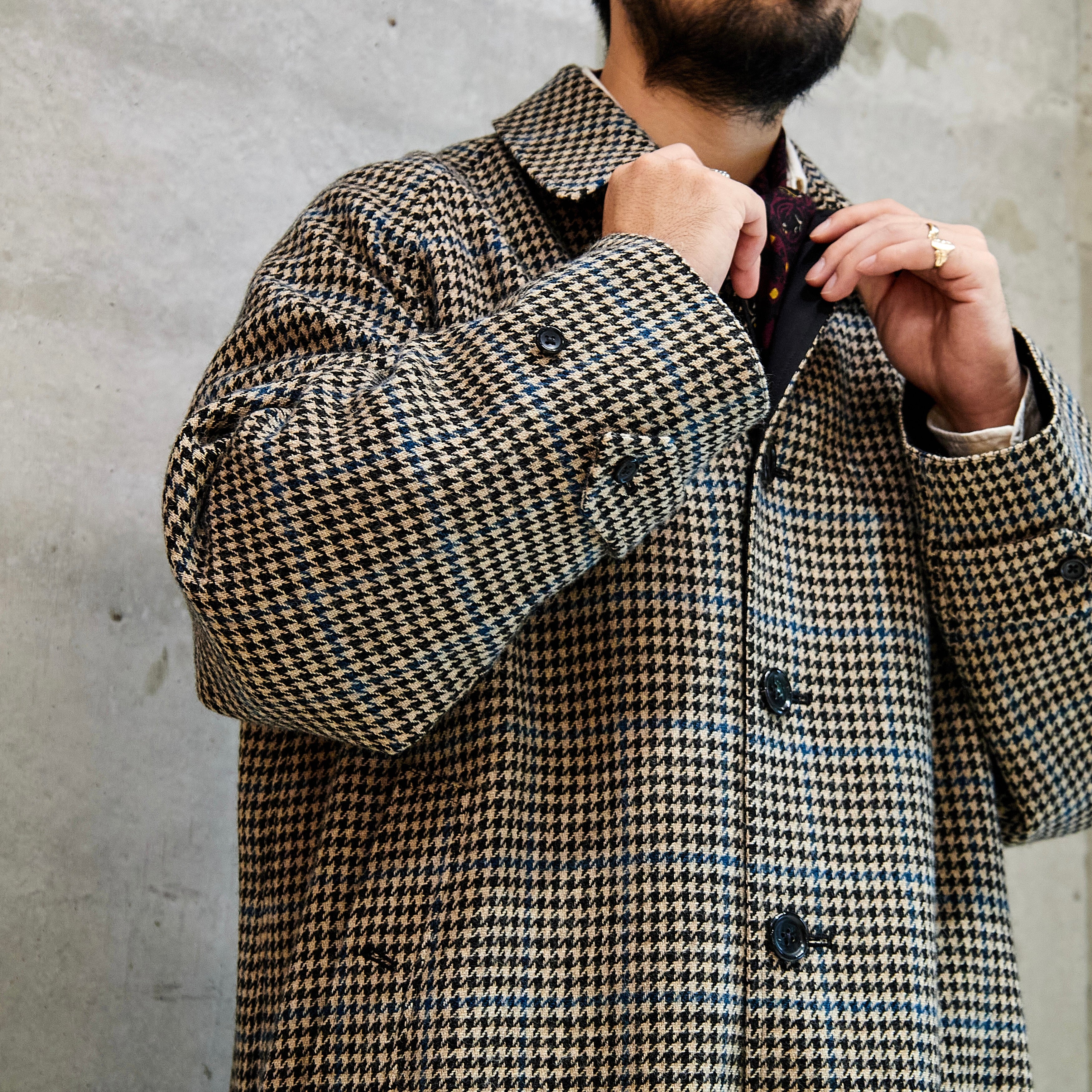 SINGLE RAGLAN COAT Ⅱ REVERSIBLE BLACK for 2025FW