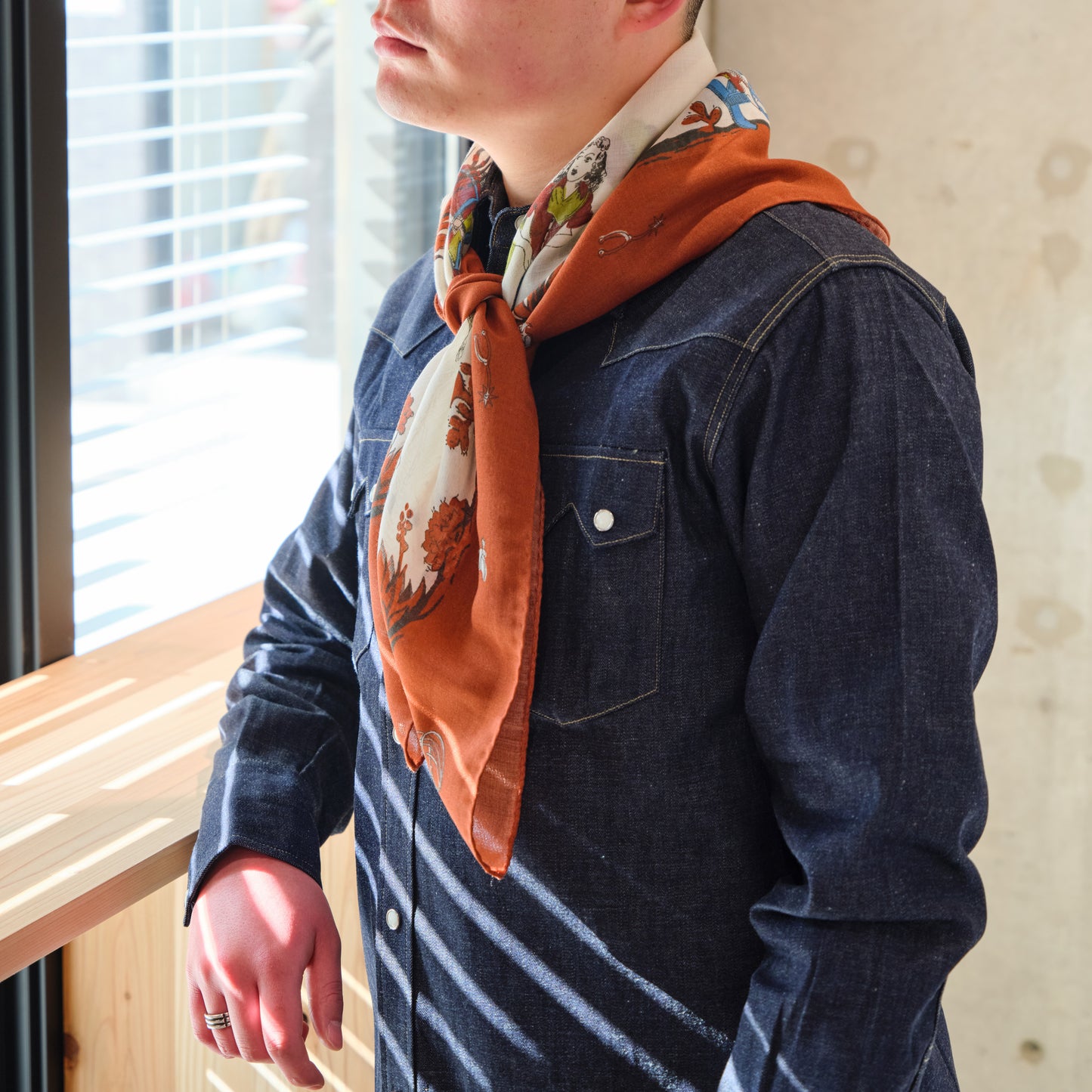 SQUARE SCARF WESTERN