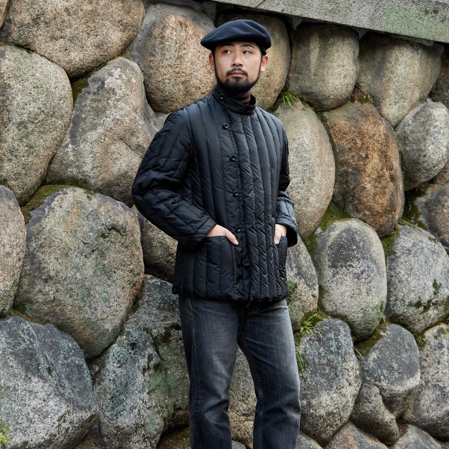 RMFC for ANATOMICA ALEXANDER DOWN JACKET BLACK