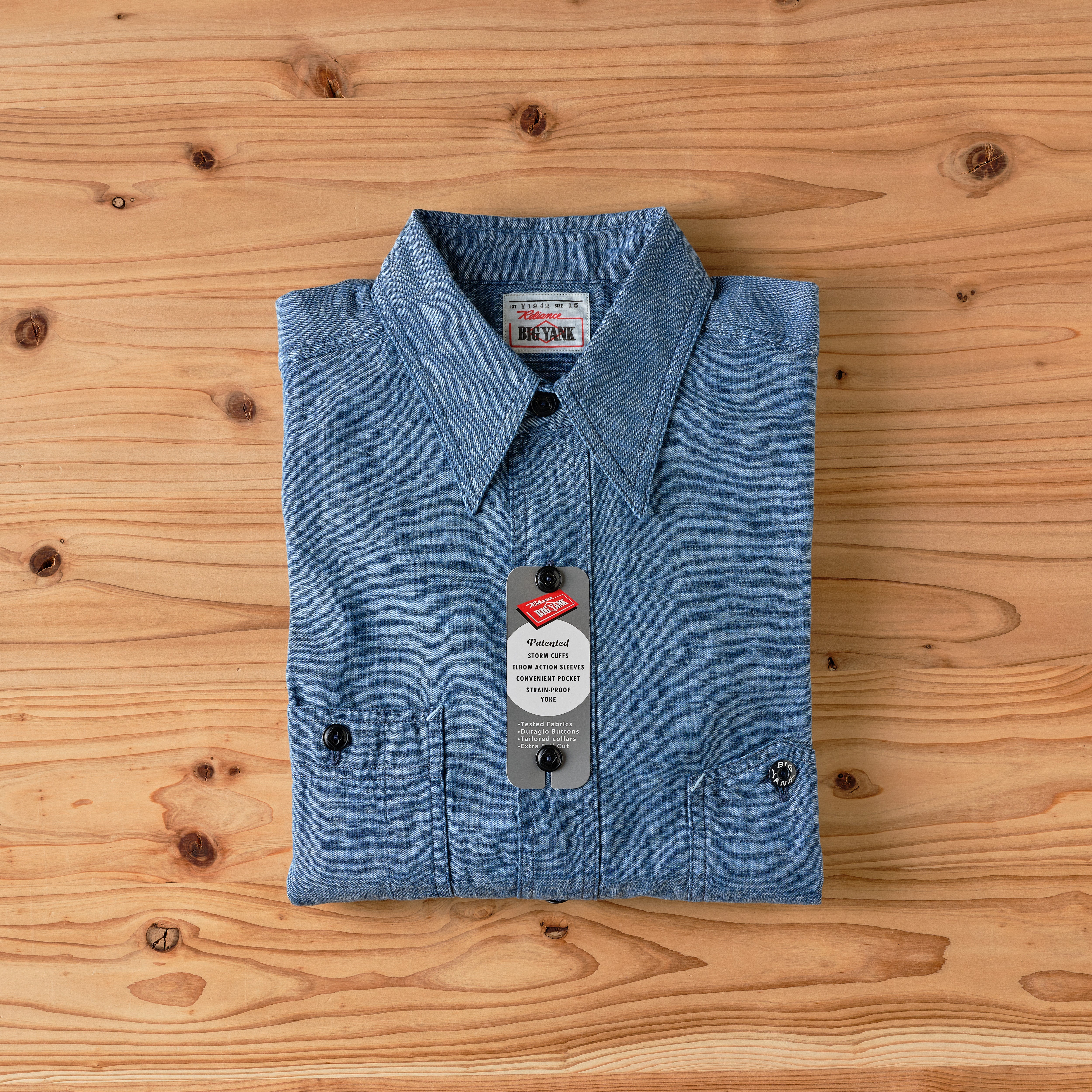 BIG YANK Y1942 SHIRTS CHAMBRAY – ANATOMICA NAGOYA