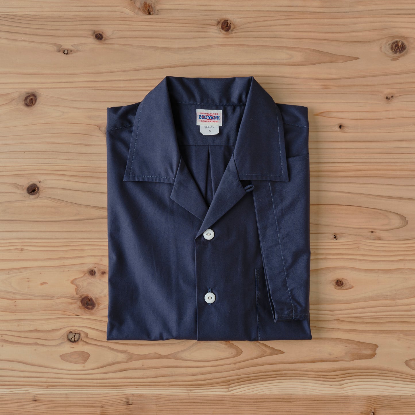 BIG YANK DECKIE SHIRTS POPLIN NAVY 【 Launch on 27th June】