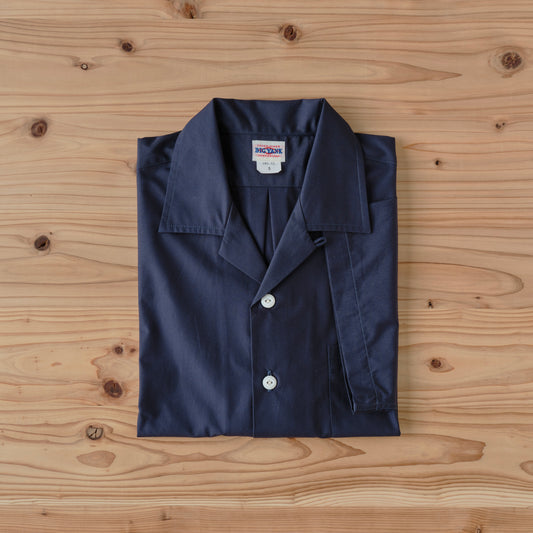 BIG YANK DECKIE SHIRTS POPLIN NAVY
