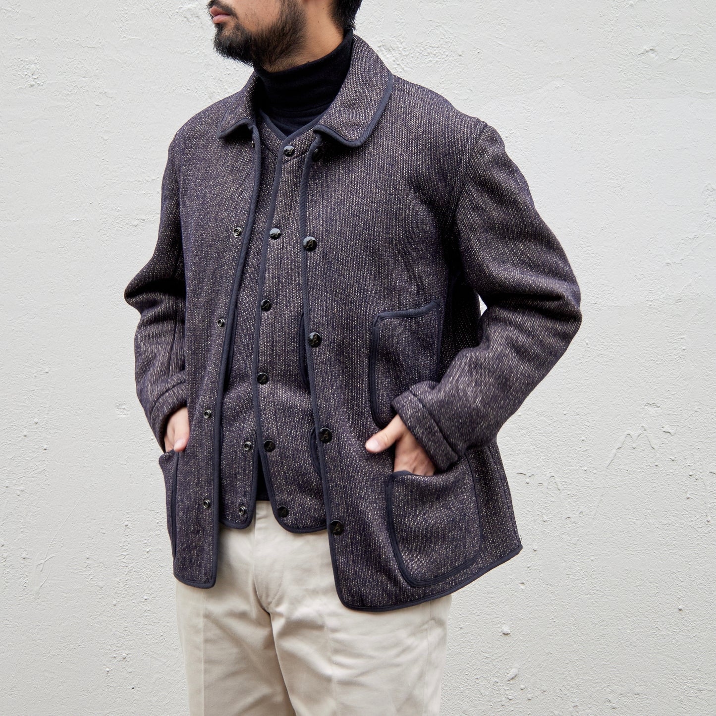 BEACH JACKET SALT & PEPPER