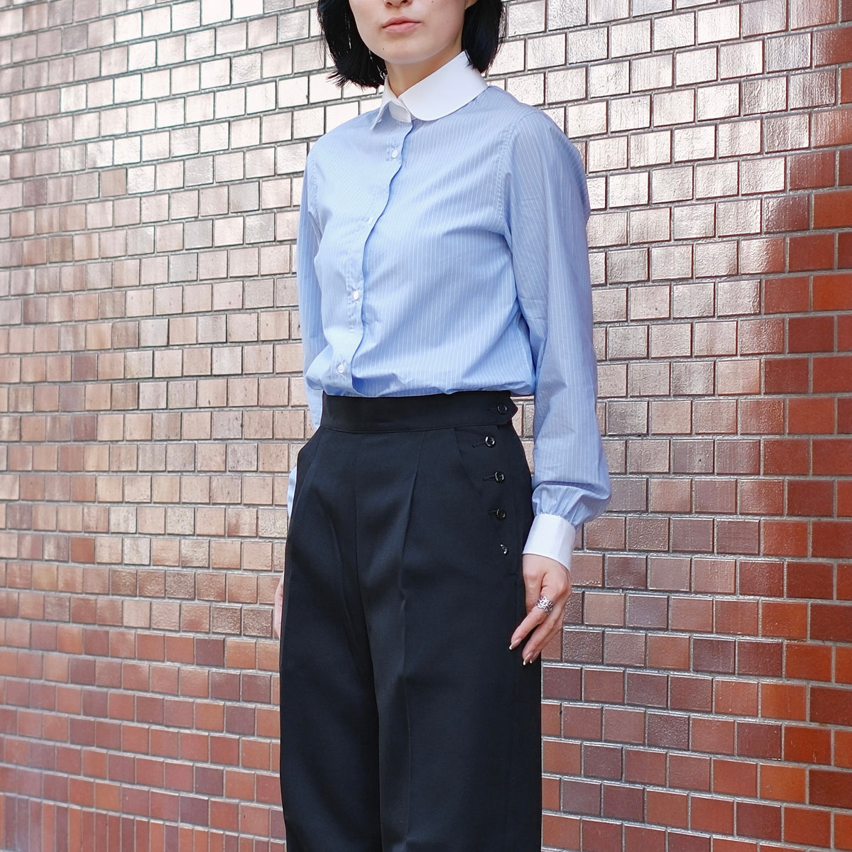 LiZZiE-R SHIRTS BLUE STRIPE
