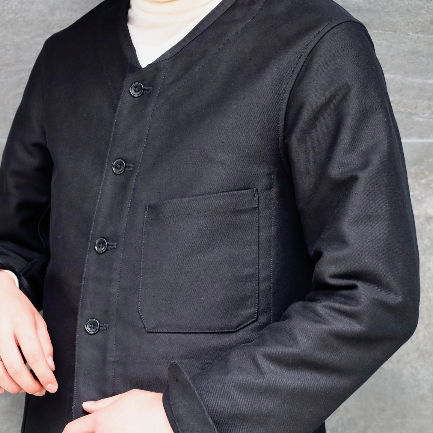 SAVOYARDE GERMAN TWILL BLACK