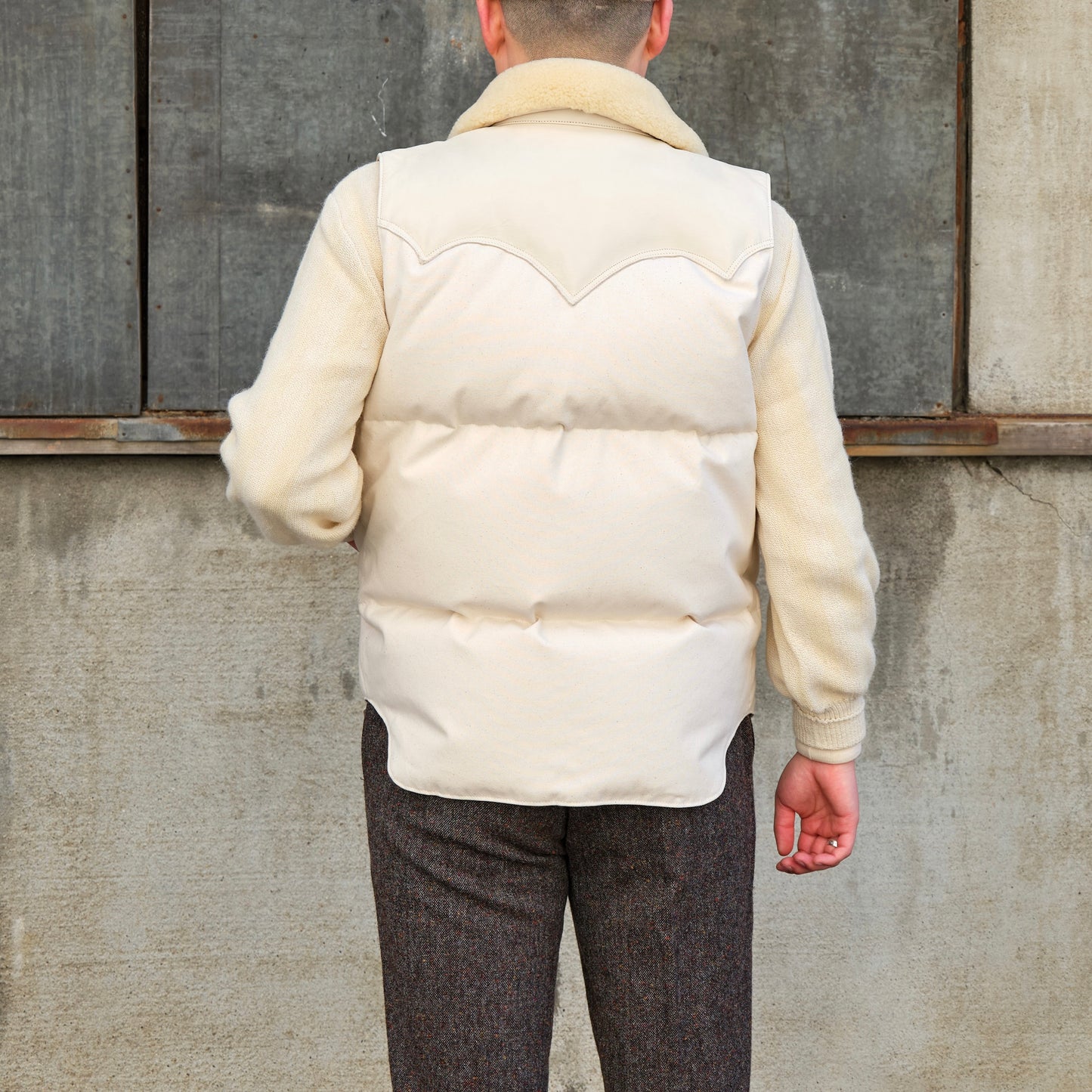 RMFC for ANATOMICA CHRISTY VEST DUCK NATURAL