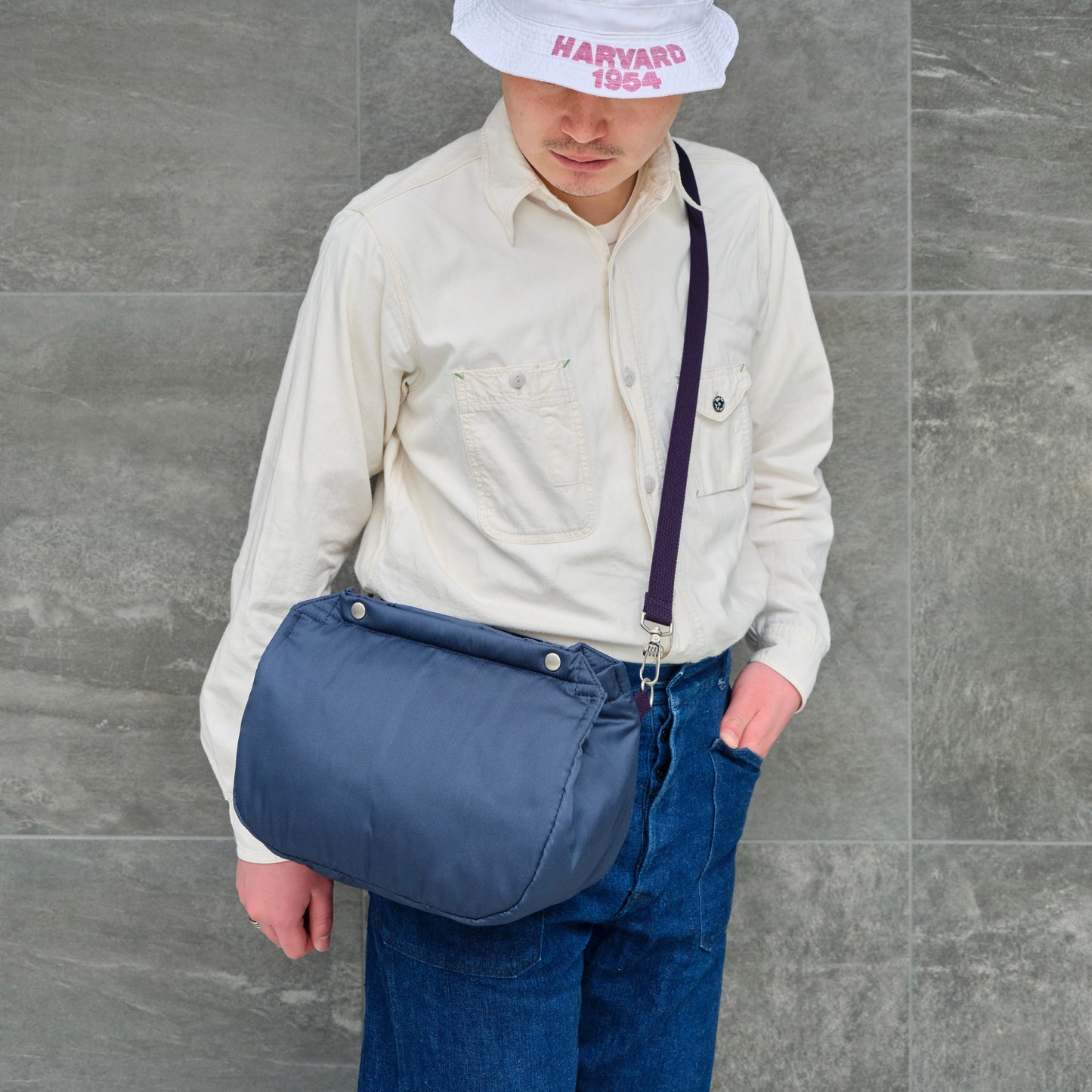 U.S.A.F. SMALL SHOULDER BAG NAVY