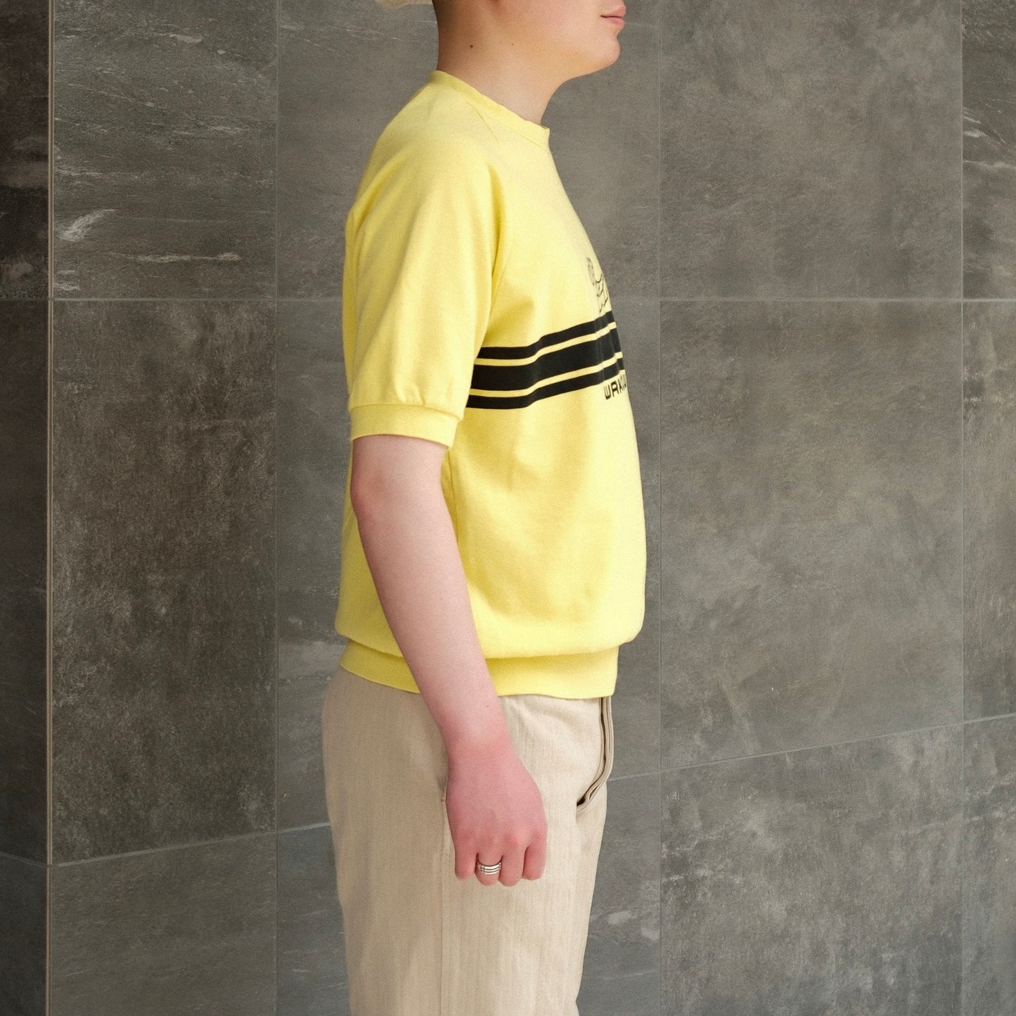 WAKOUWA GYM TEE DOLL & BORDER