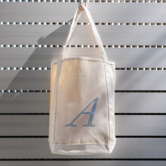 ANATOMICA by TEMBEA BAGUETTE TOTE COTTON CANVAS NATURAL