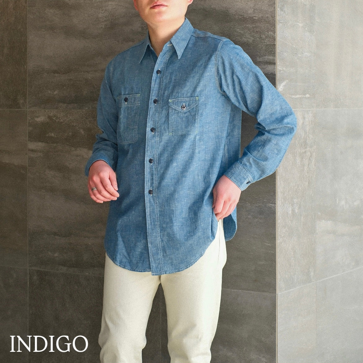 ANATOMICA BIG YANK シャンブレー ワークシャツ 1935 BIG YANK 1935 SHIRTS ORIGINAL CHAMBRAY – ANATOMICA NAGOYA