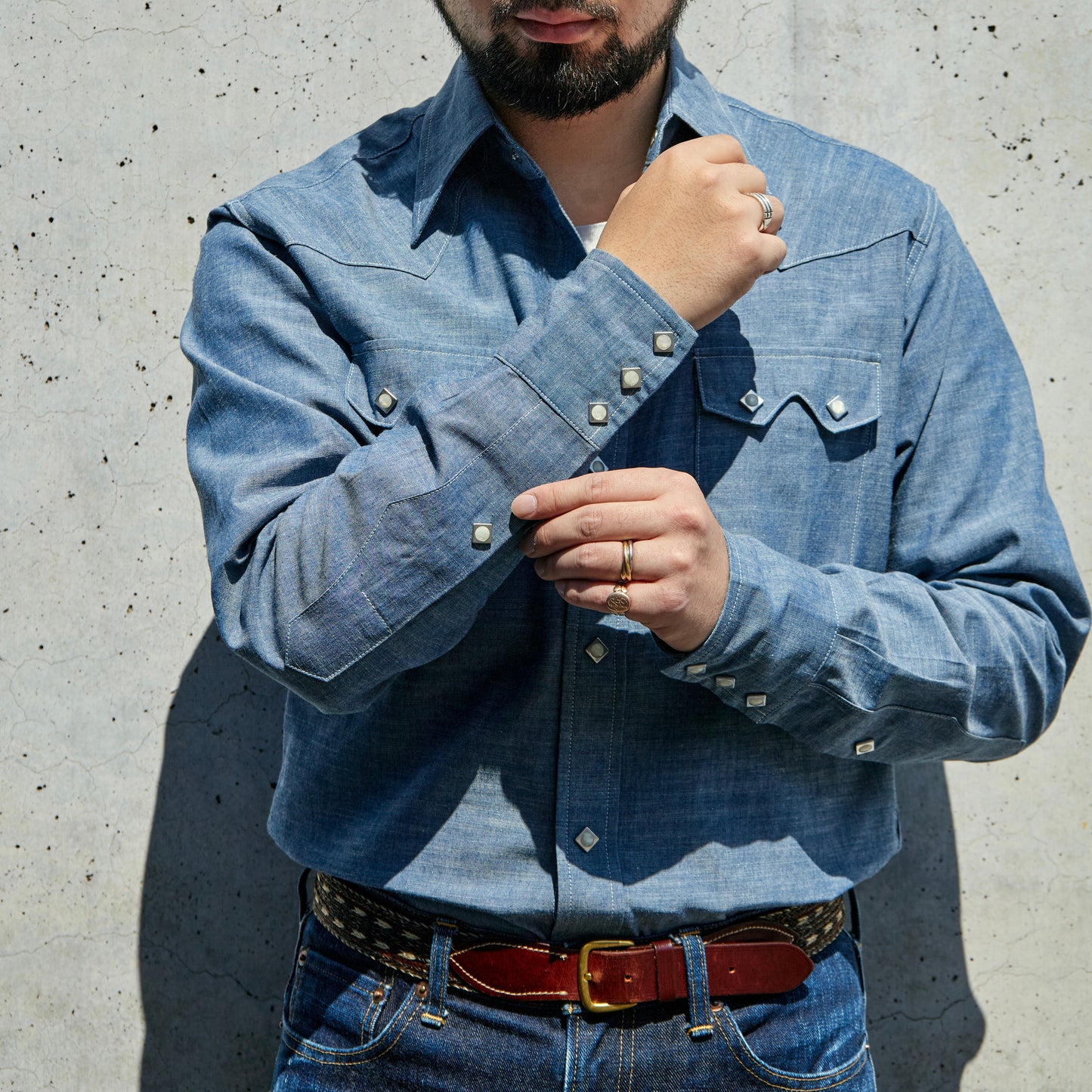 HARRISON SHIRTS CHAMBRAY