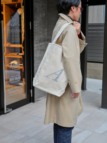 ANATOMICA×TEMBEA BAGUETTE TOTE COTTON CANVAS NATURAL