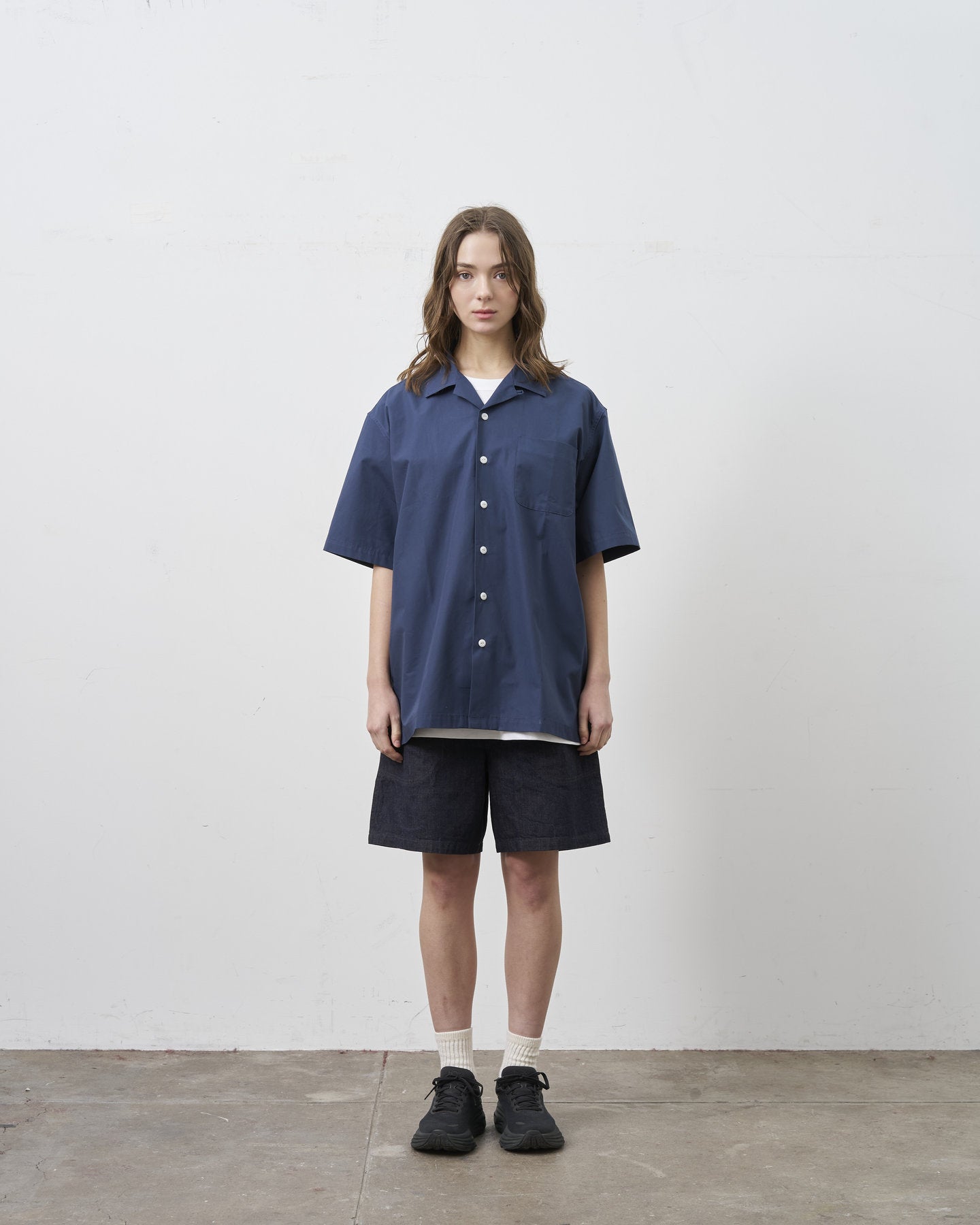 BIG YANK DECKIE SHIRTS POPLIN NAVY 【 Launch on 27th June】