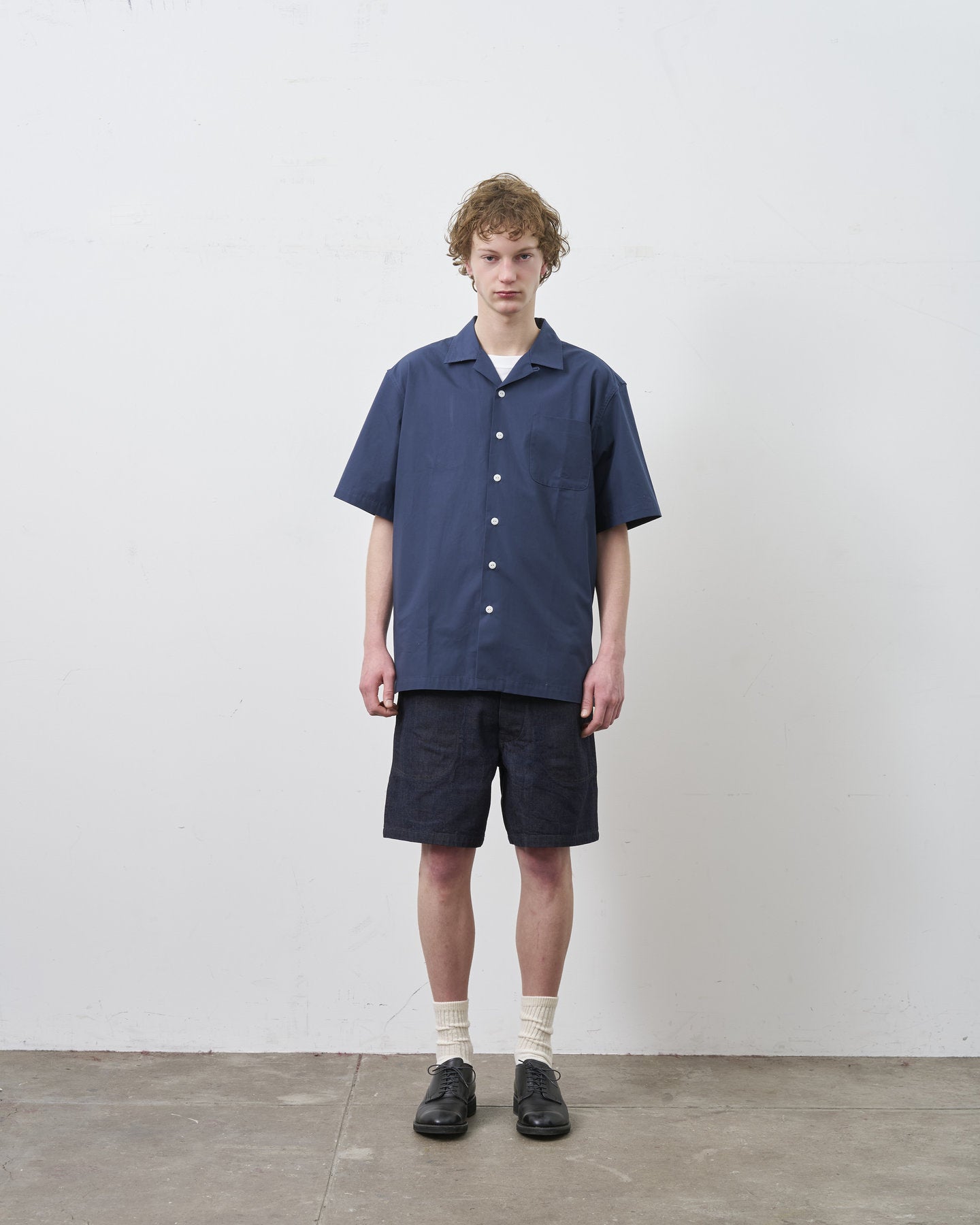 BIG YANK DECKIE SHIRTS POPLIN NAVY 【 Launch on 27th June】