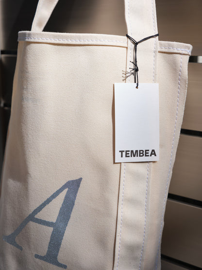 ANATOMICA×TEMBEA BAGUETTE TOTE COTTON CANVAS NATURAL