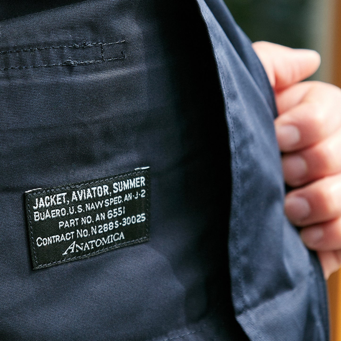 U.S. NAVY FLIGHT JACKET NAVY