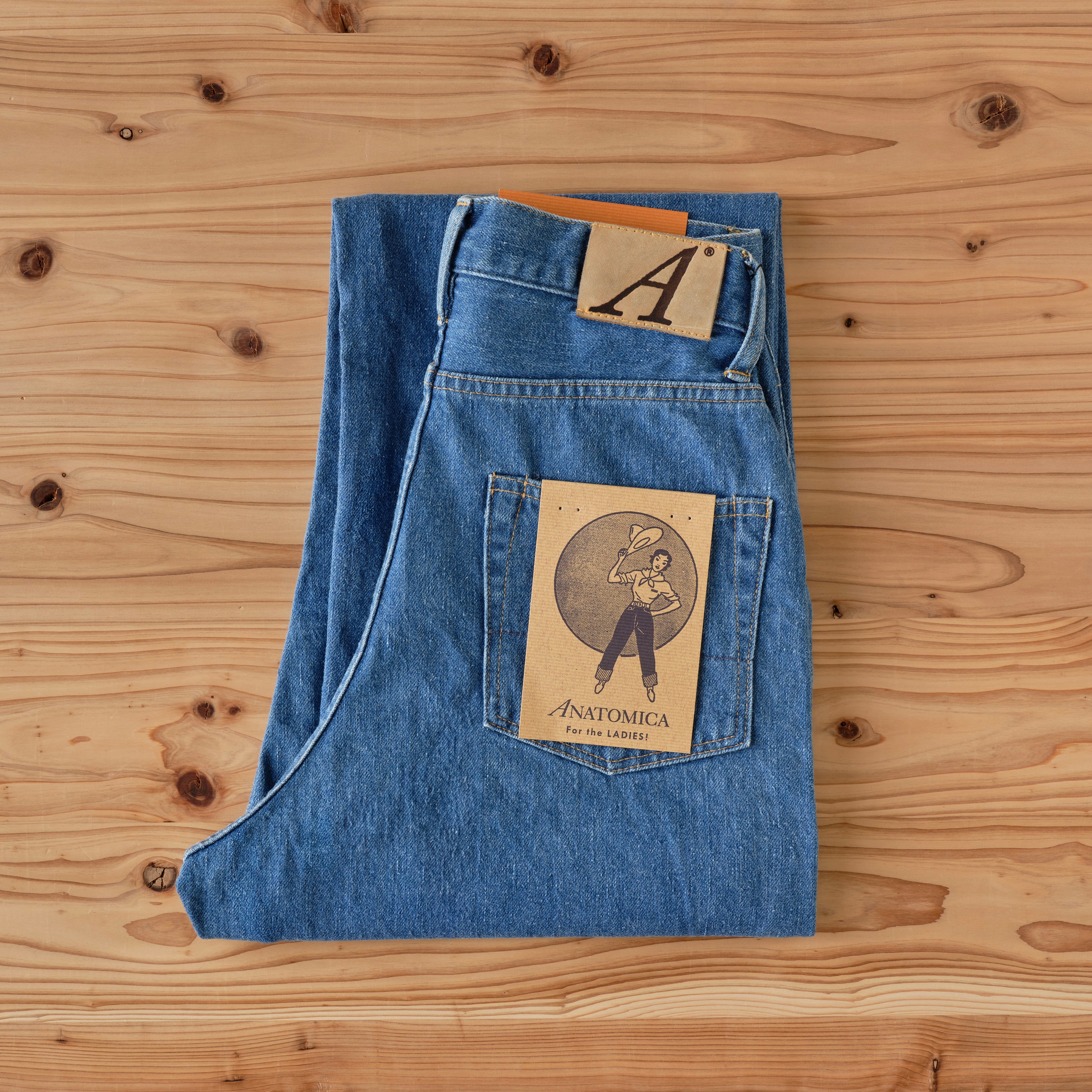 618 MARILYN DENIM USED WASH – ANATOMICA NAGOYA