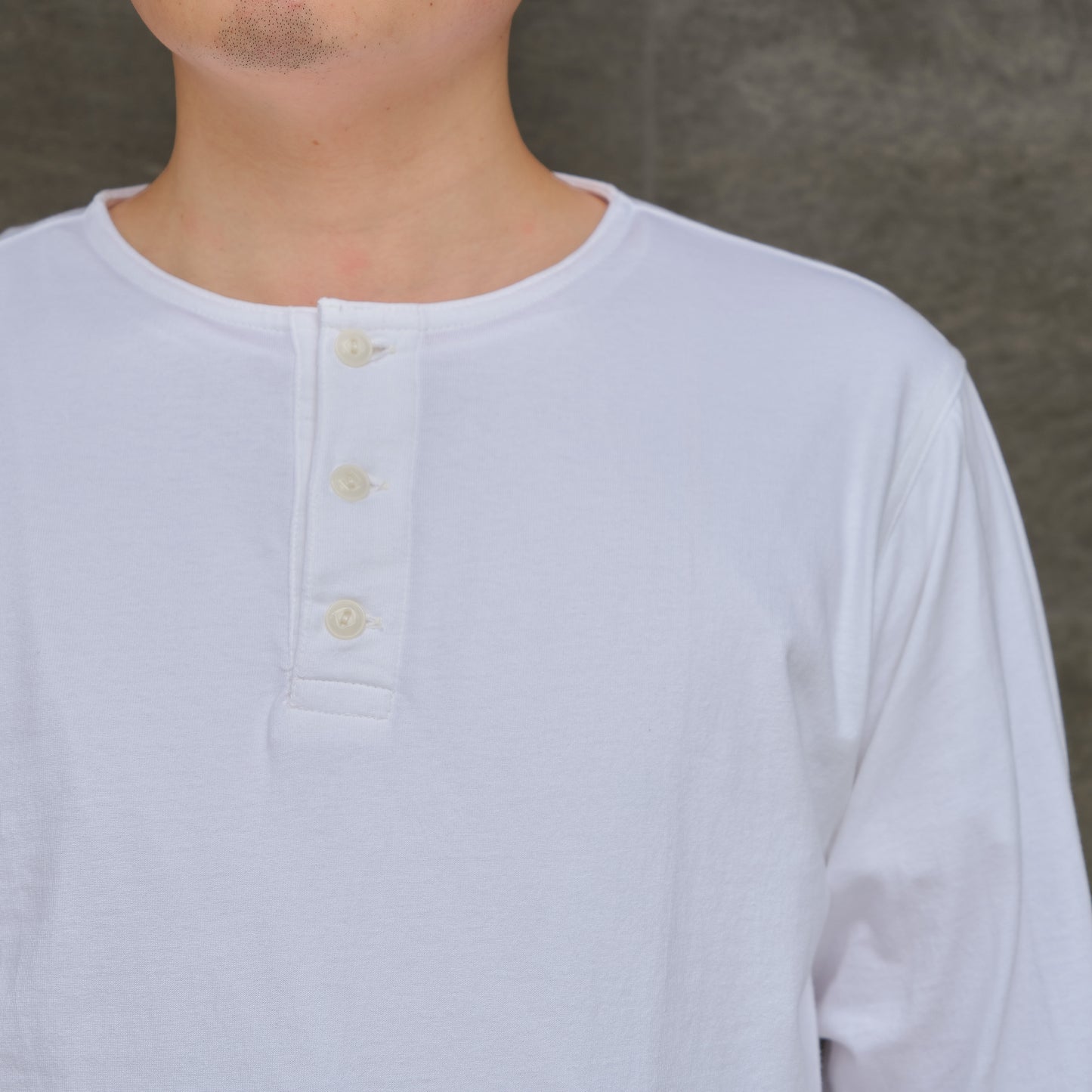 BIG YANK HENLEY NECK TEE L/S