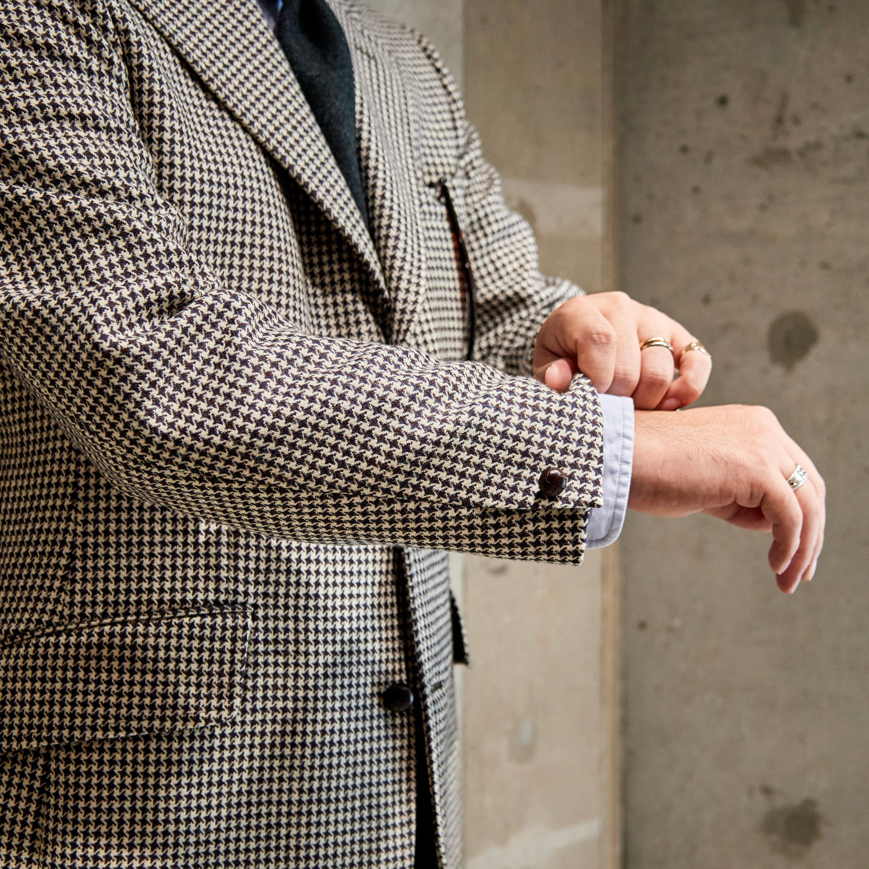 DUNN JACKET HOUNDS' TOOTH – ANATOMICA NAGOYA