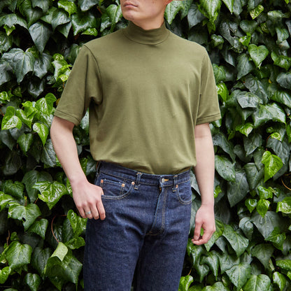 MOCK NECK TEE S/S 25SS SEASONAL COLOR