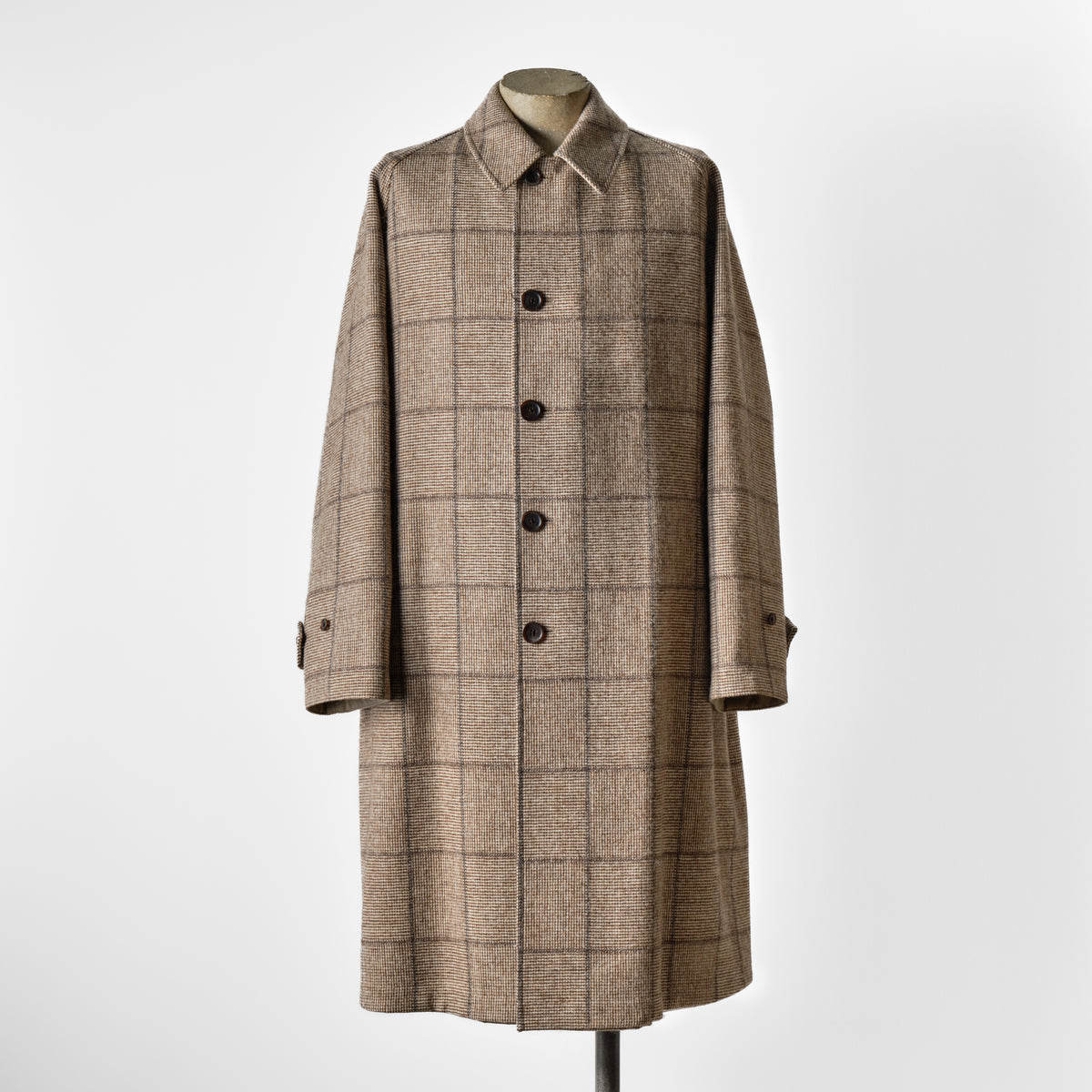 SINGLE RAGLAN COAT Ⅱ REVERSIBLE BEIGE – ANATOMICA NAGOYA