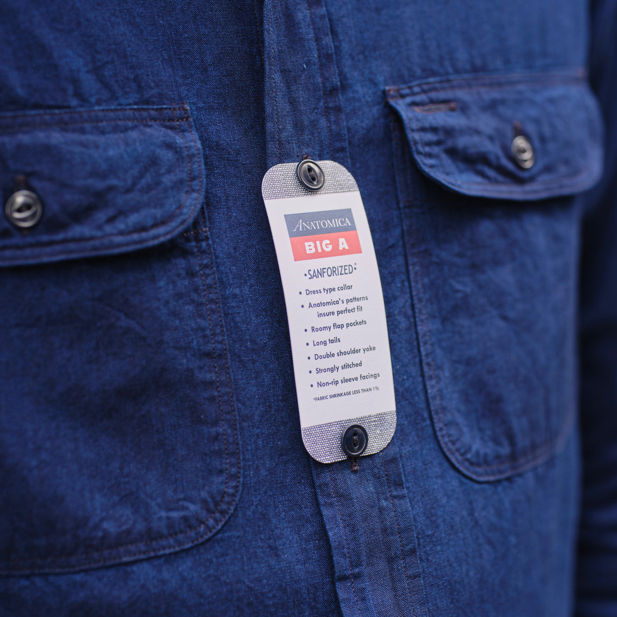 PETER CHAMBRAY DK.INDIGO