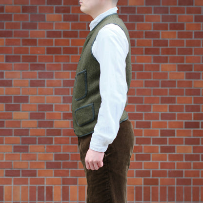 BEACH CLOTH VEST OLIVE